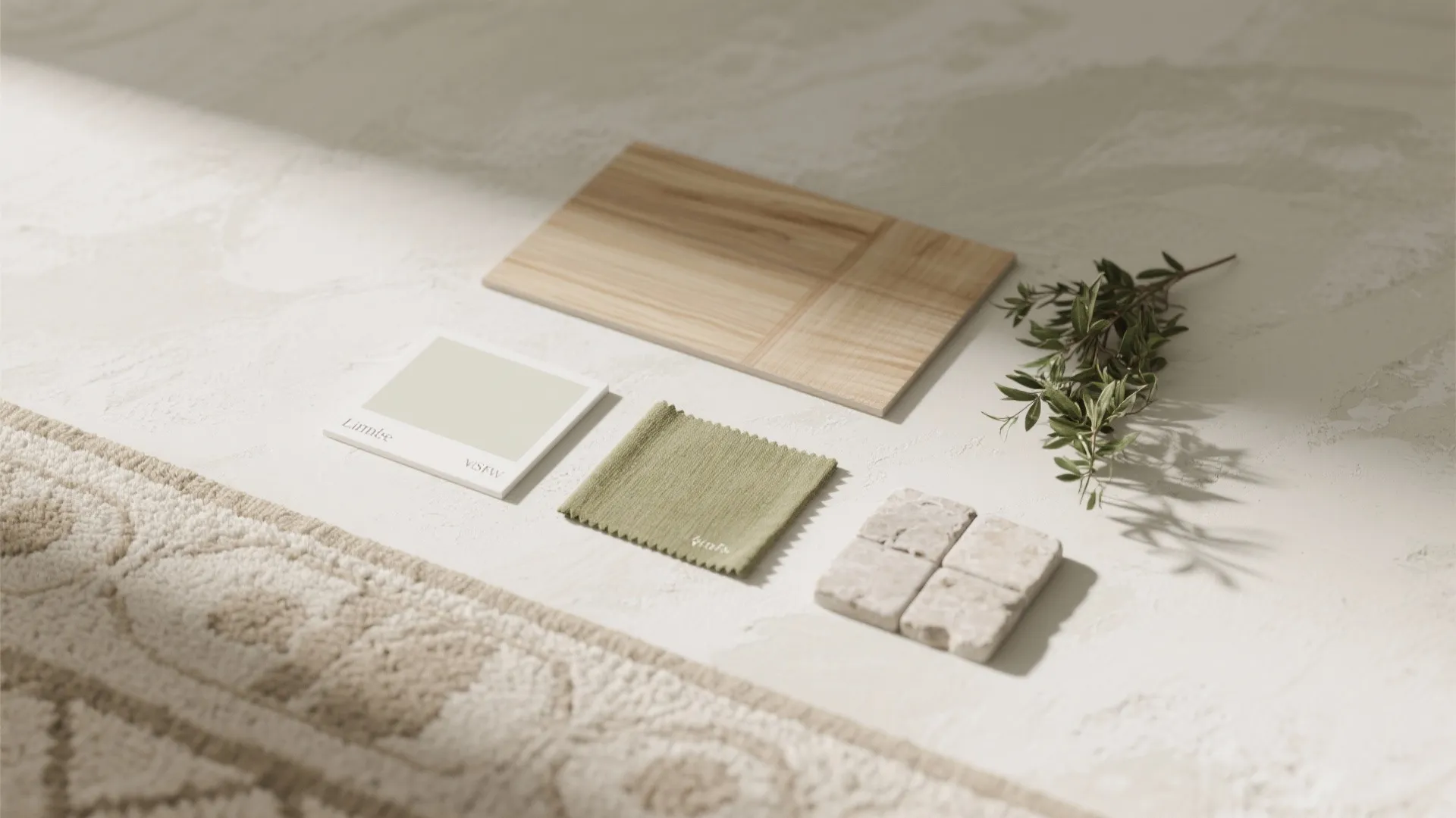 Natural palettes with tactile contrast