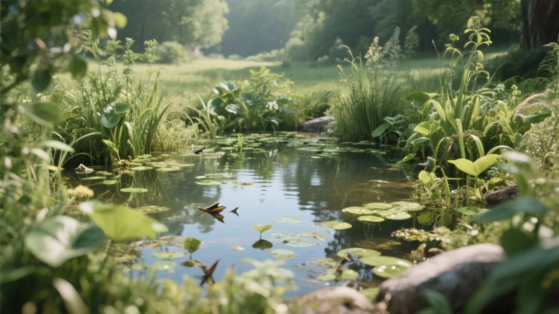 9: Natural Plant Pond