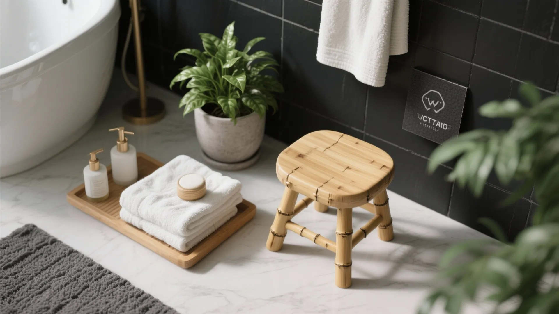 Softening Black with Natural Elements