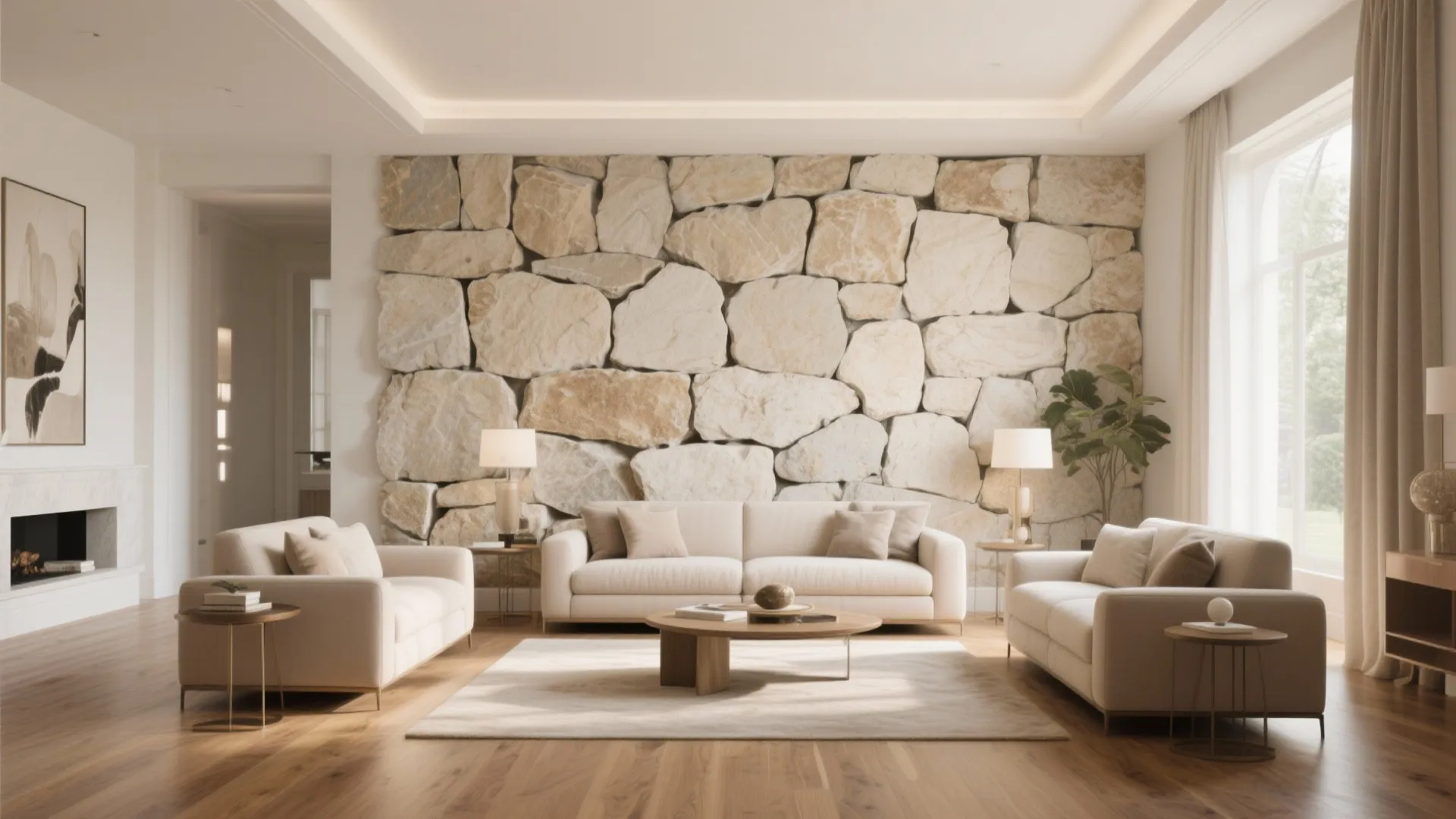 6. Natural Stone Veneer