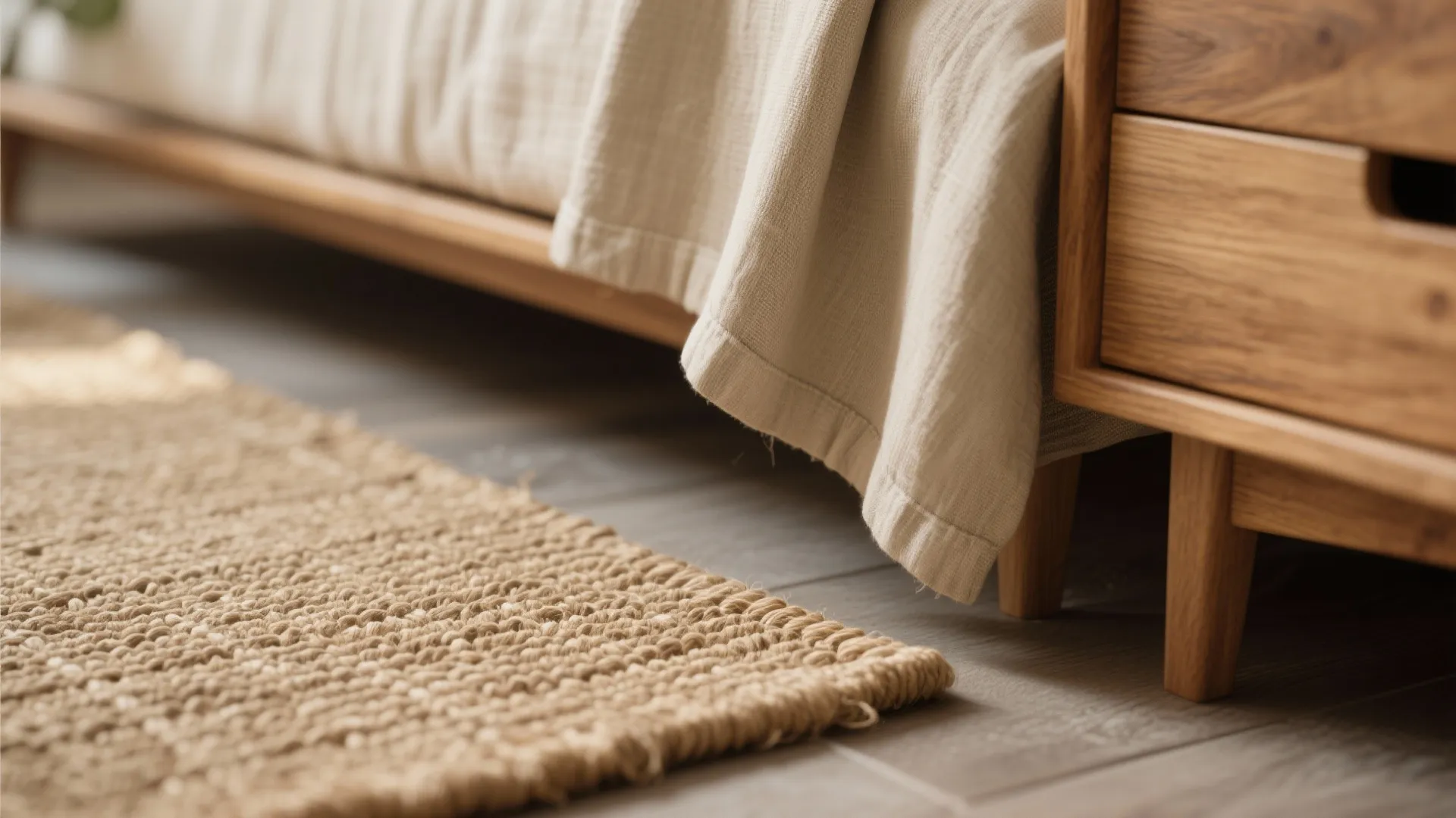 Textural Calm: Natural Fibers and One Statement Piece