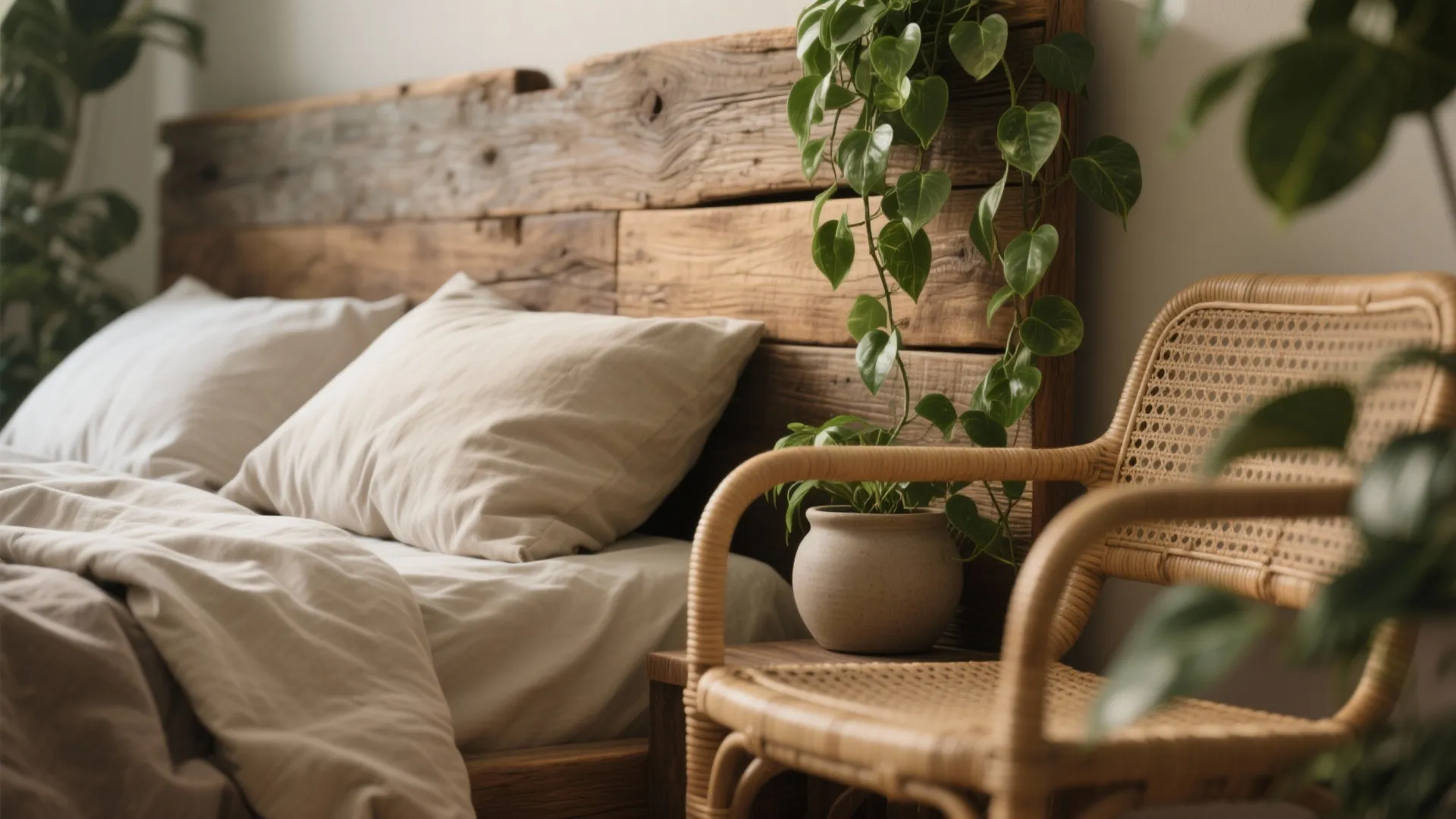 4. Natural Textures and Greenery