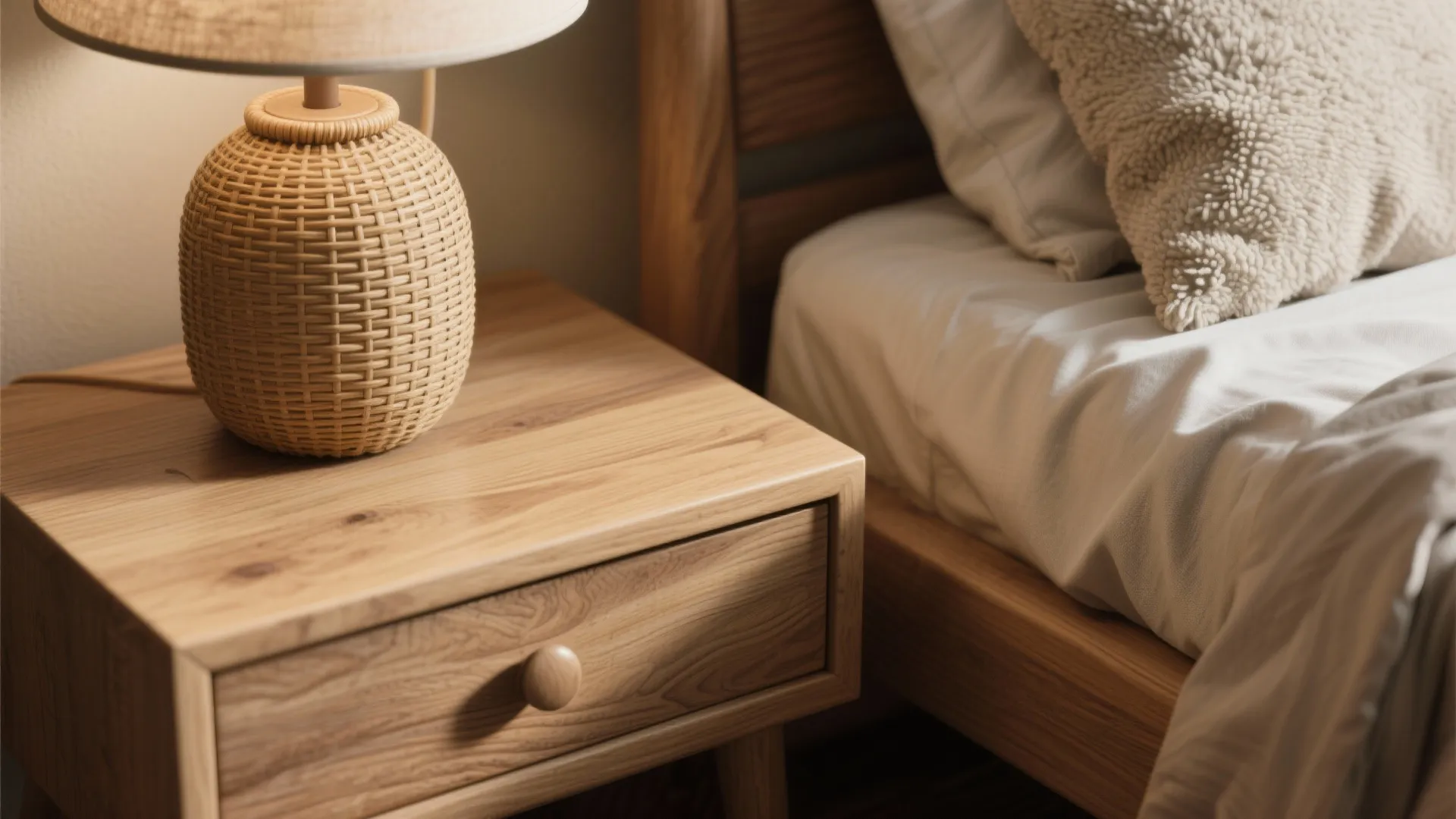 3. Natural textures and decluttered surfaces