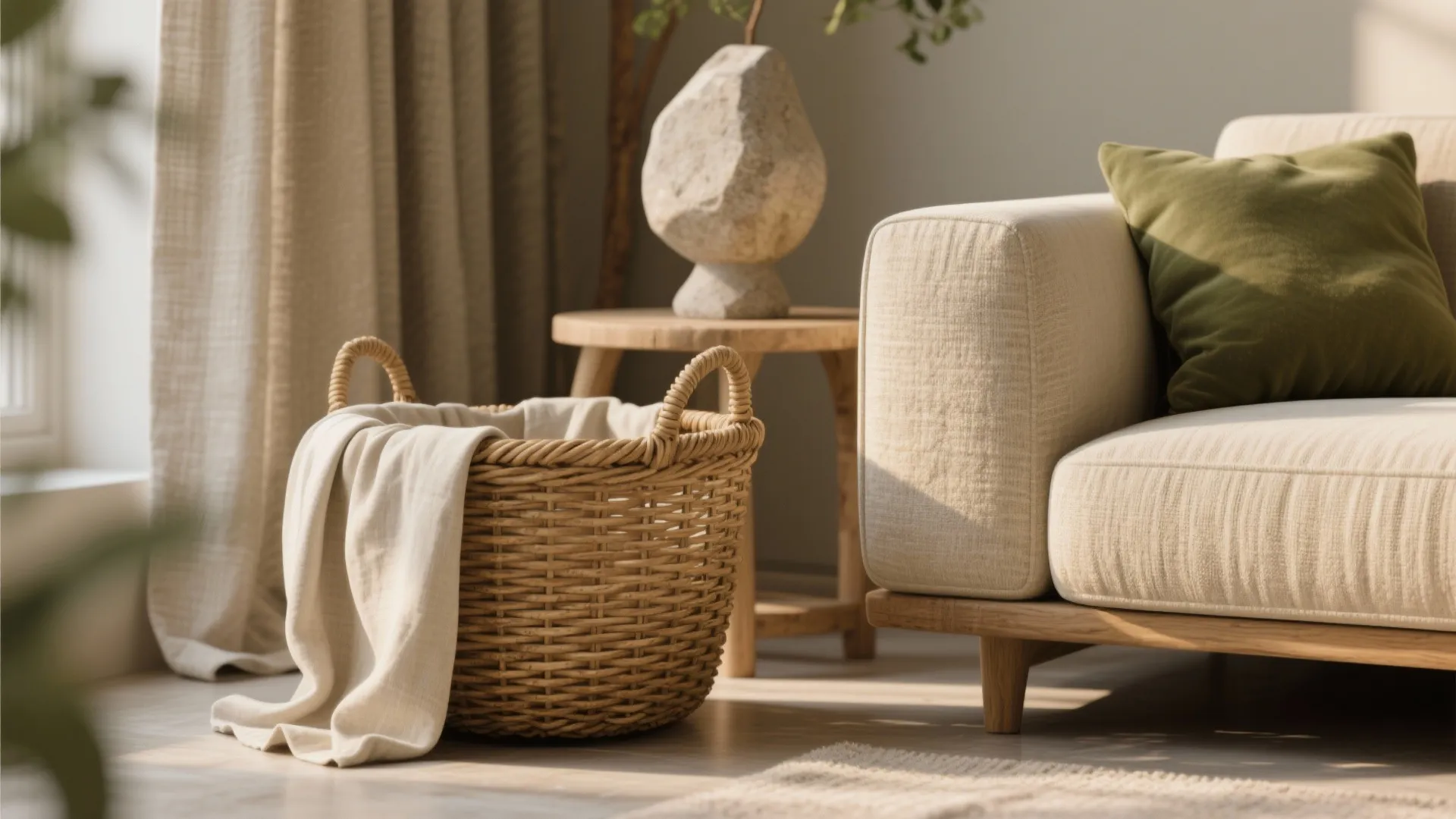 5. Accessorize with Natural Textures