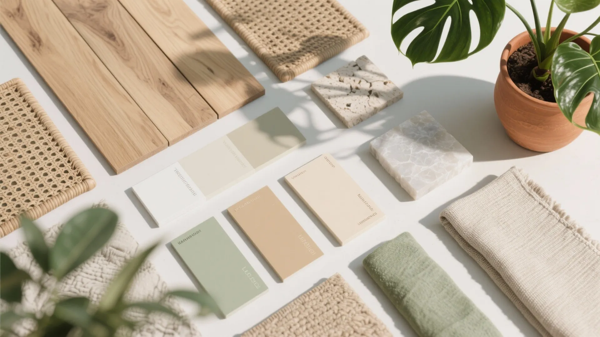 Natural Materials, Low-VOC Finishes, and Greenery