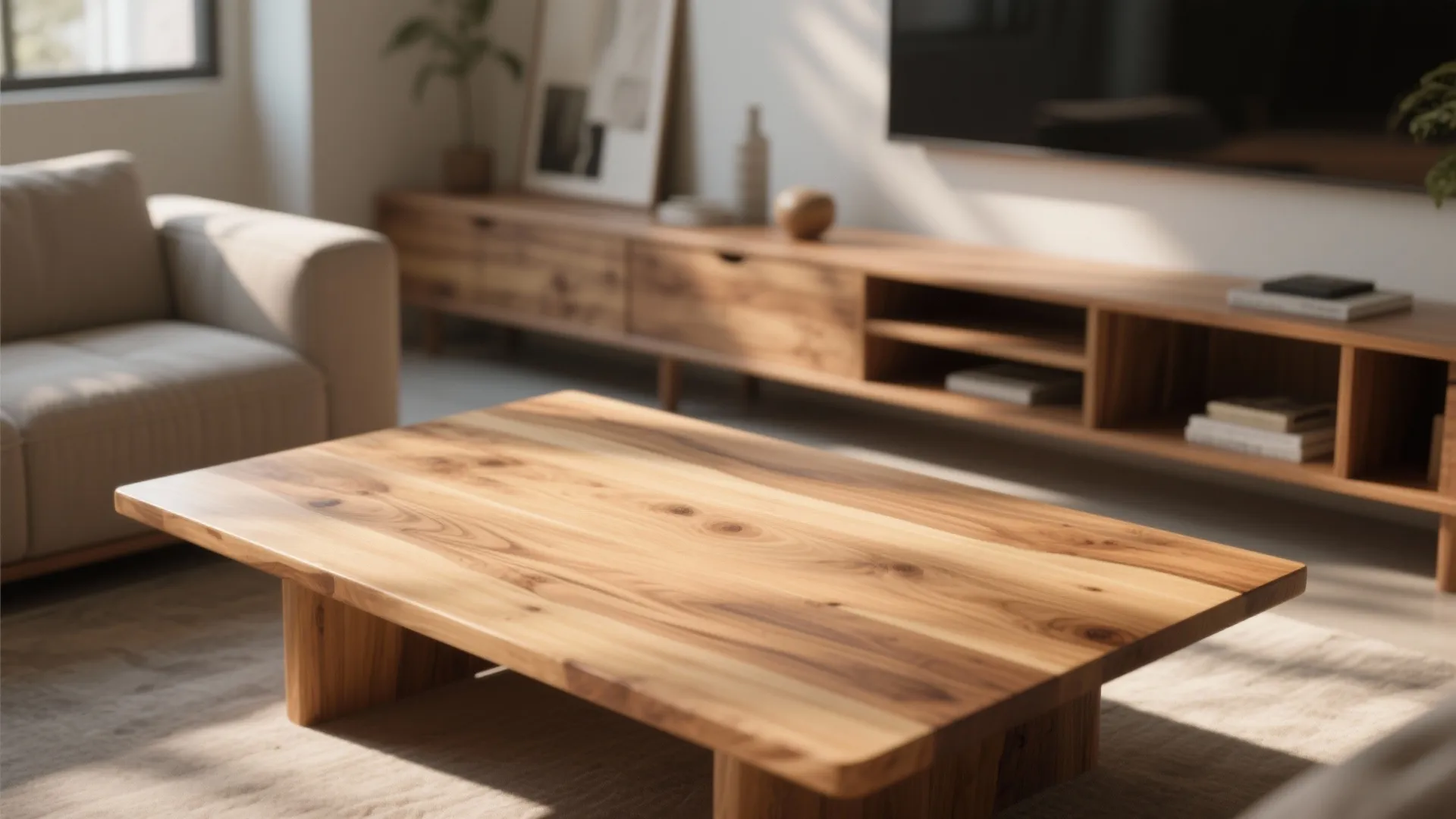 9. Natural Wood Accents