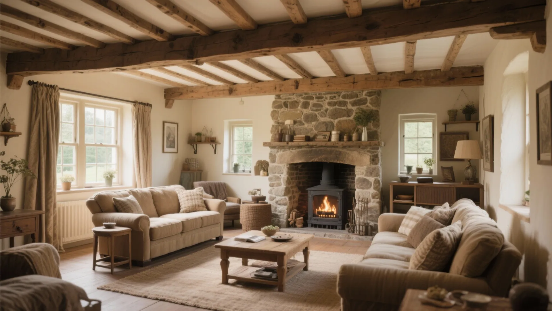Natural Wood Beams