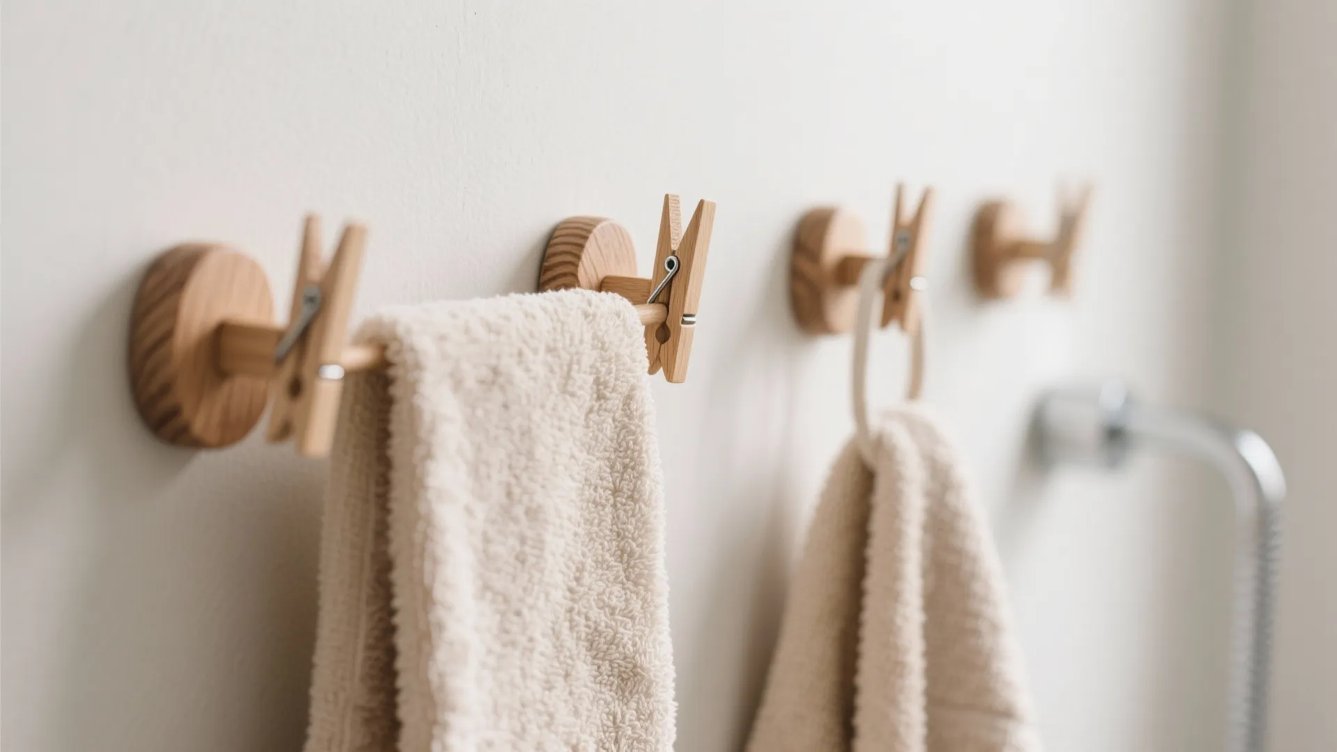 3. Natural Wood Pegs