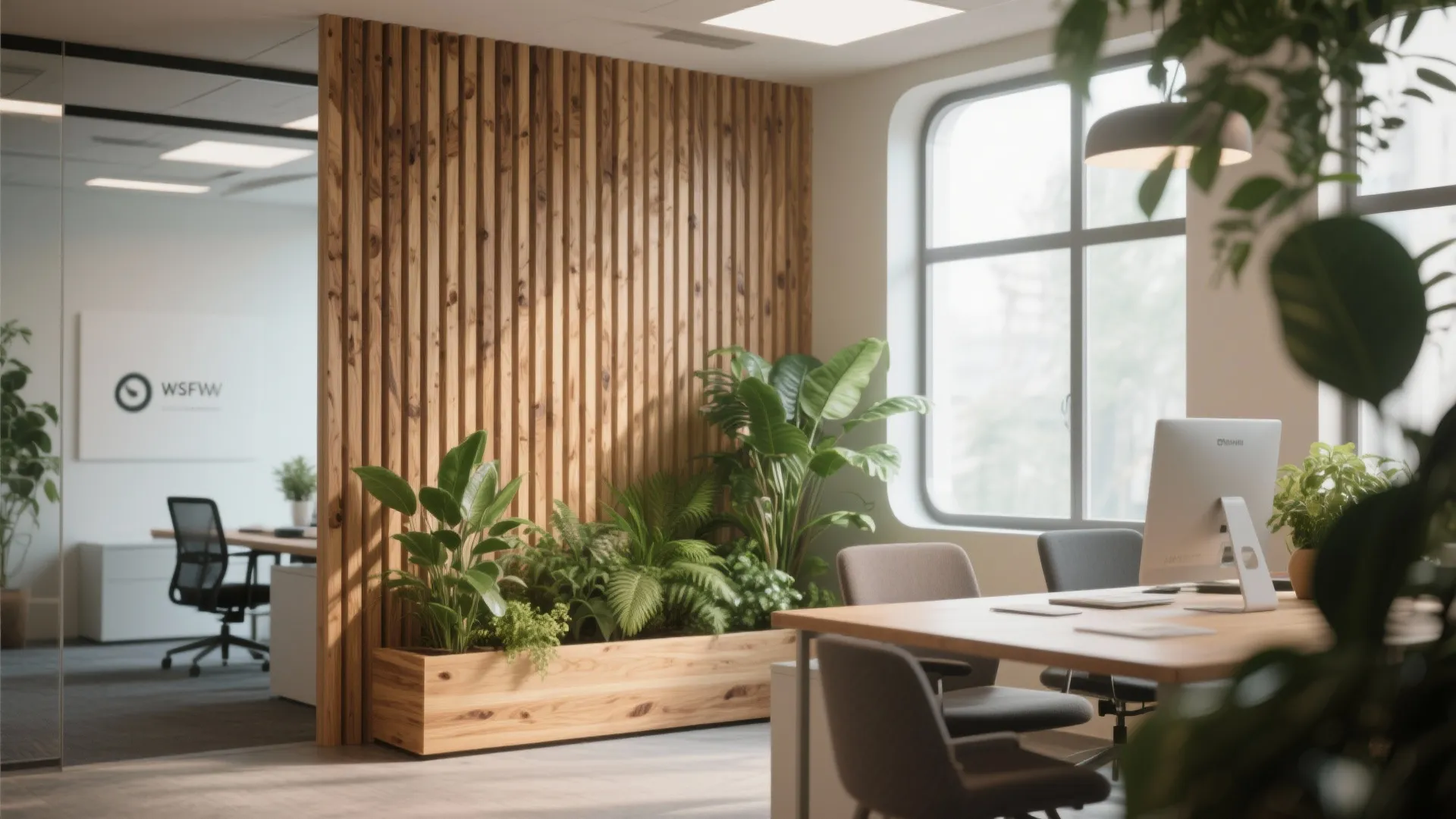 Natural Wood Slat Panels