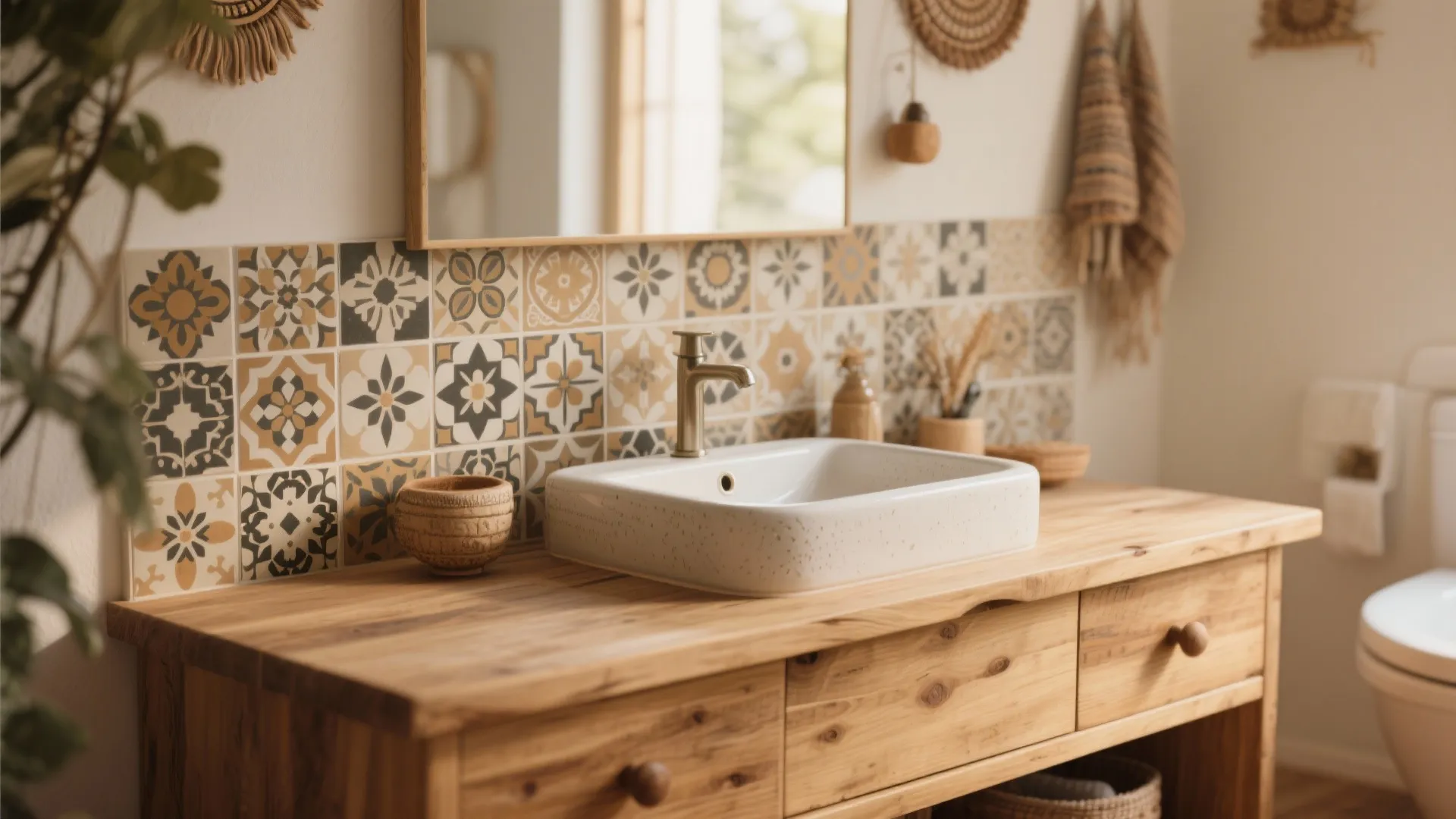 7. Natural Wood Vanities