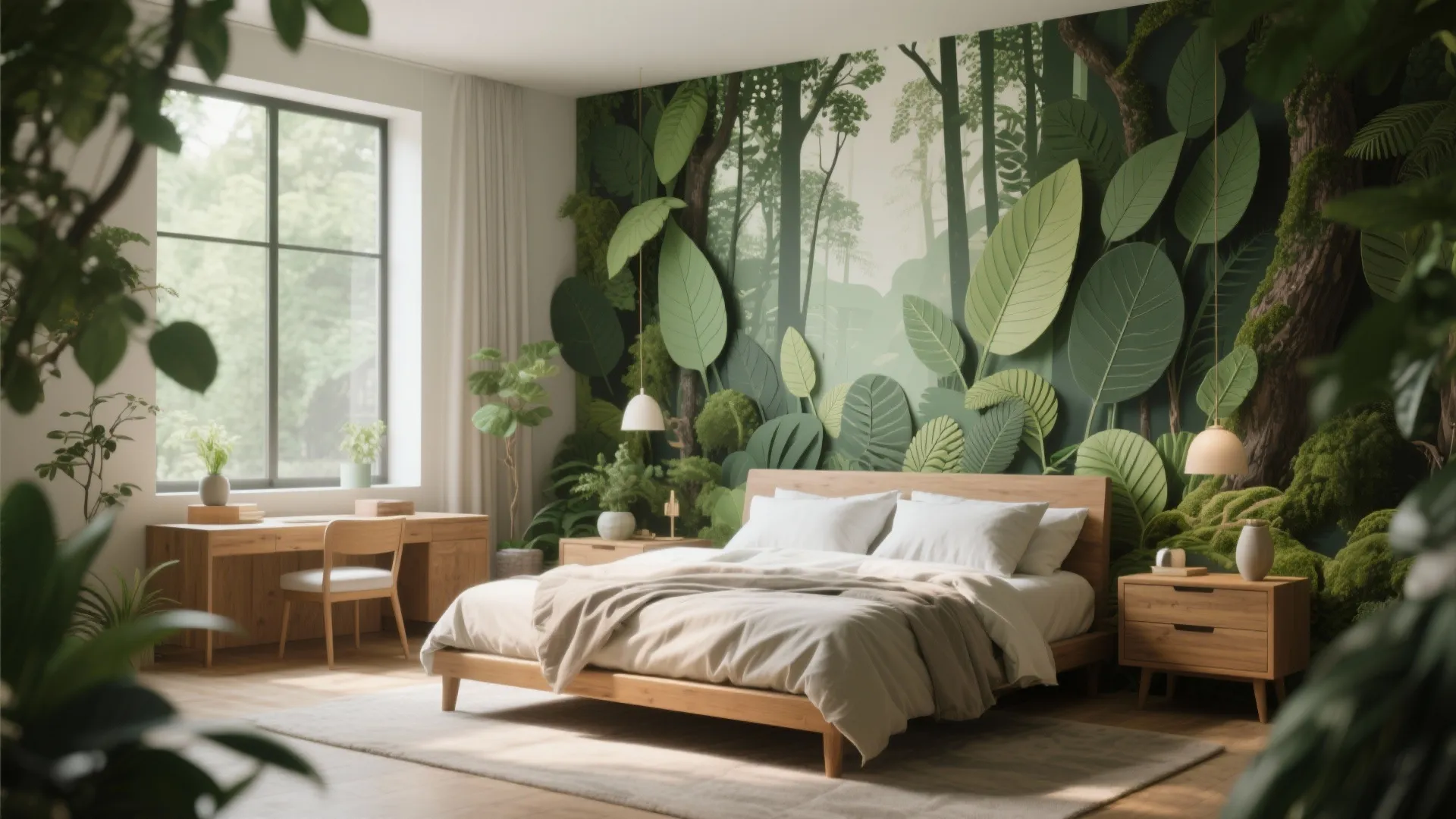 Nature-Inspired 3D Murals