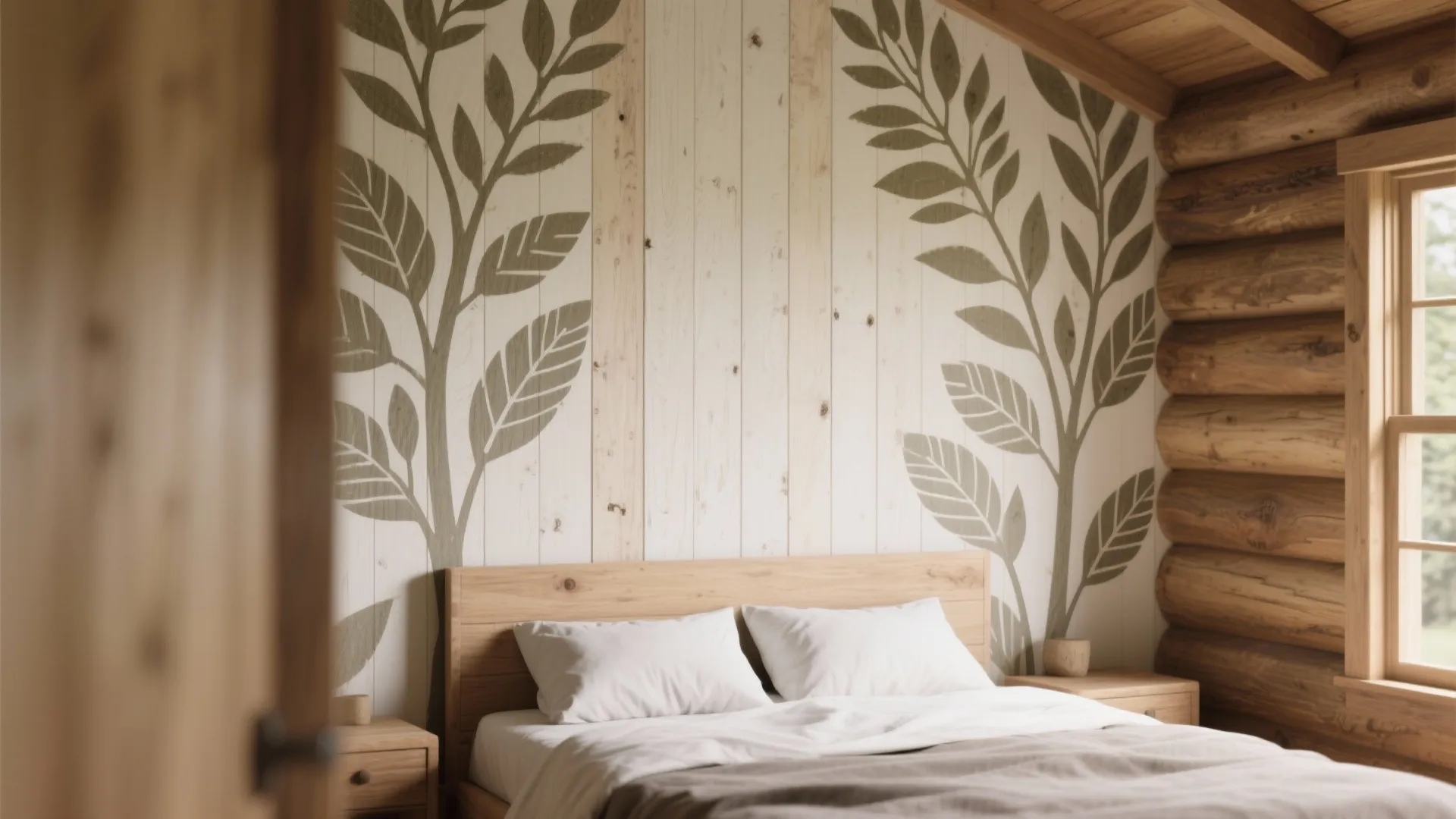 4. Nature-Inspired Accent Wall