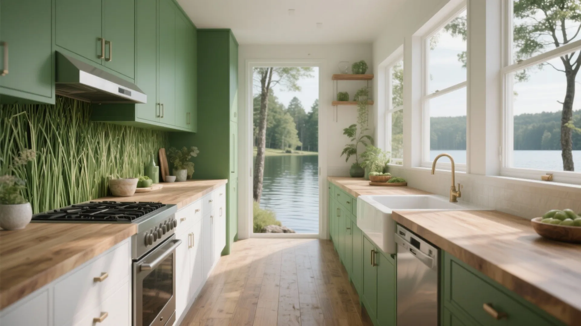 3. Nature-Green Accents