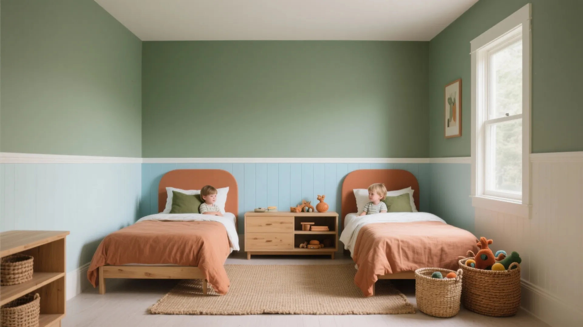 Nature Greens and Earth Tones