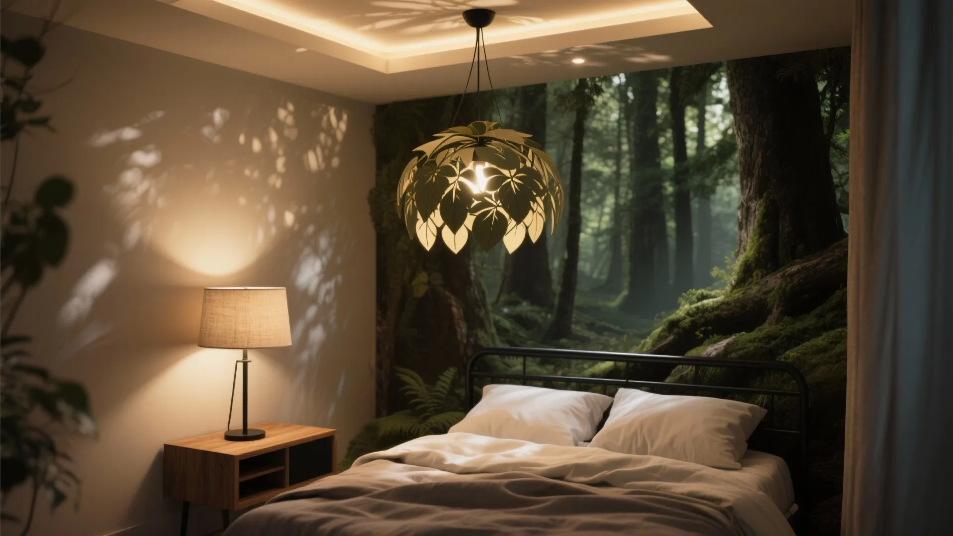 3. Nature-Inspired Lighting and Fixtures