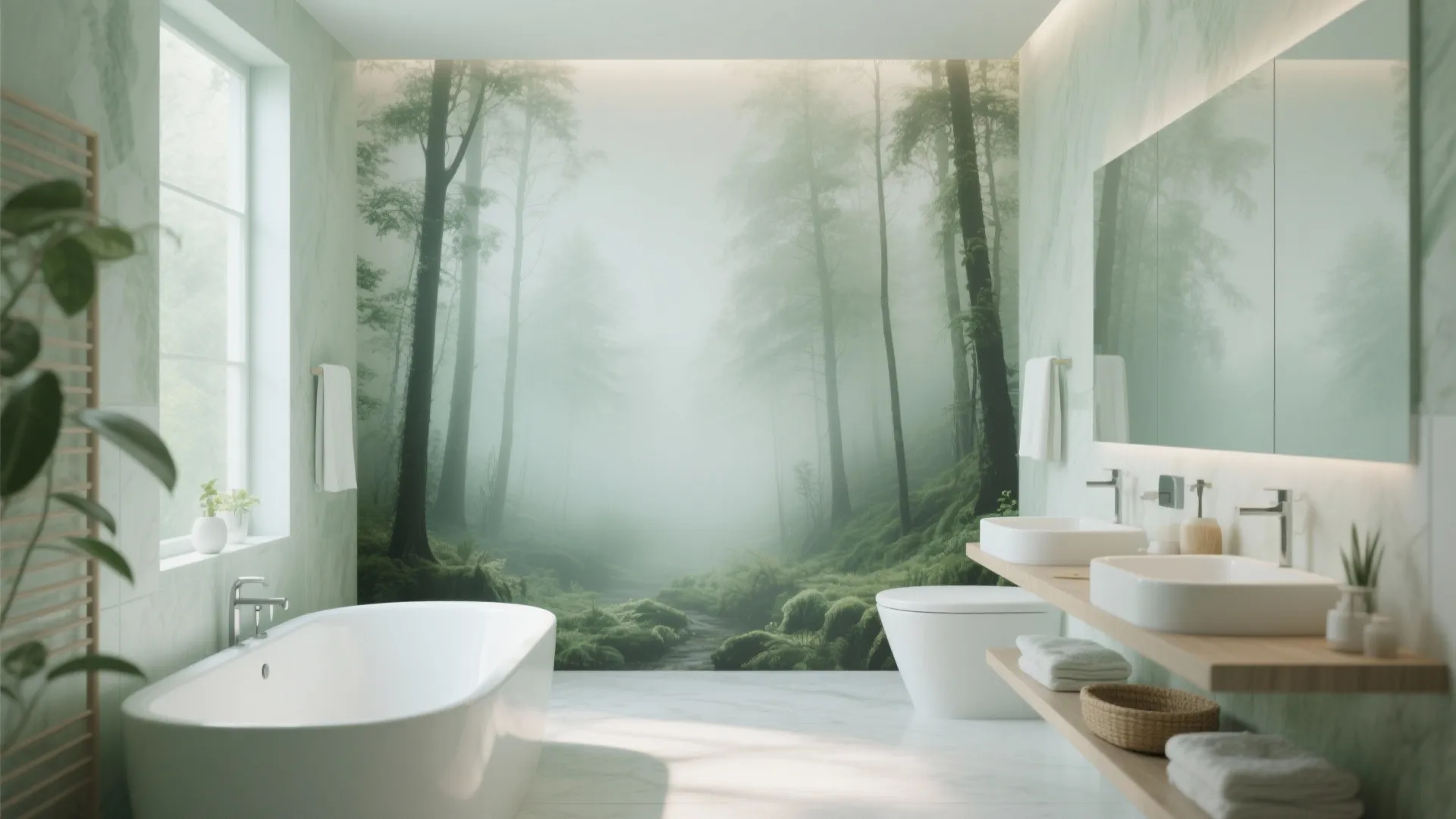 9. Nature-Inspired Murals