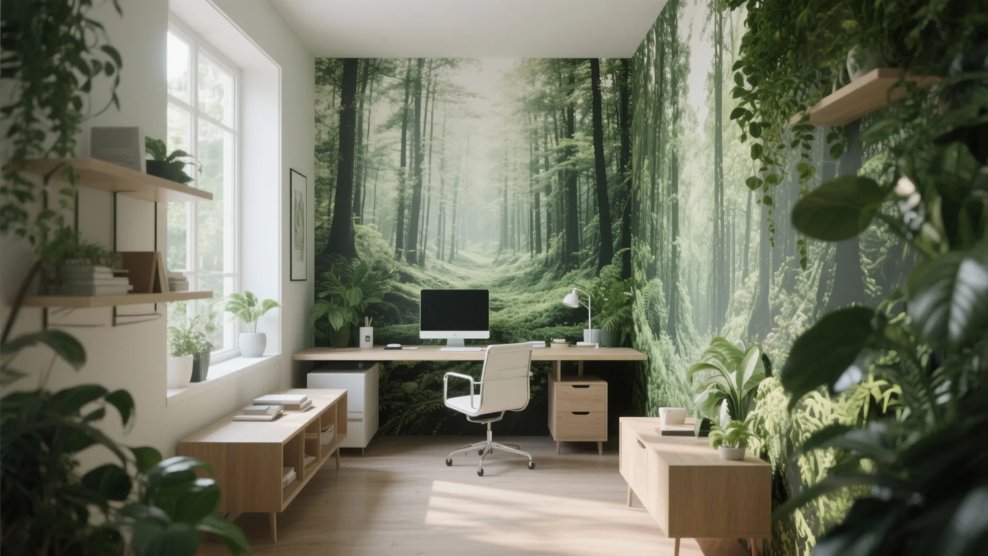 Nature-Inspired Murals