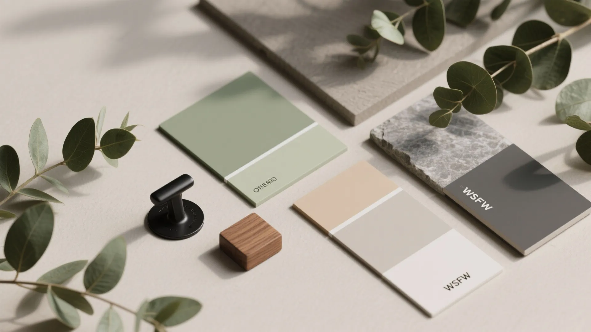 Nature-Inspired Palette or Soft Mural