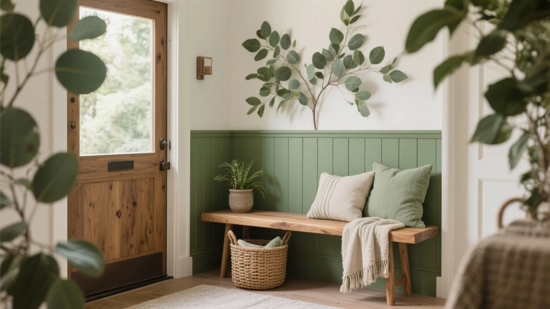 4) Nature-Inspired Palette: Greens, Clays, and Wood Tones