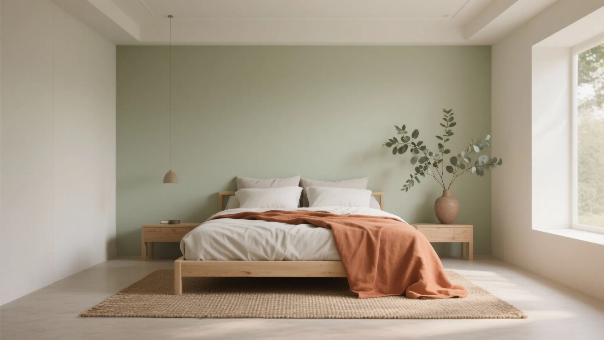 Nature-Forward Greens, Clays, and Low-VOC Finishes