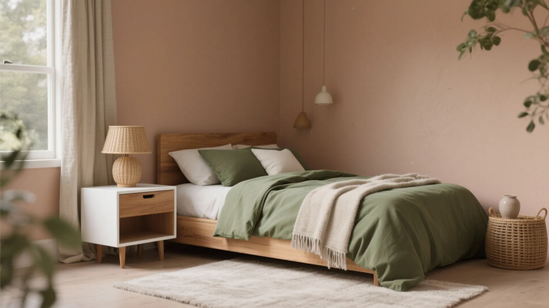 Nature-led palettes: woods, earthy greens, and tactiles