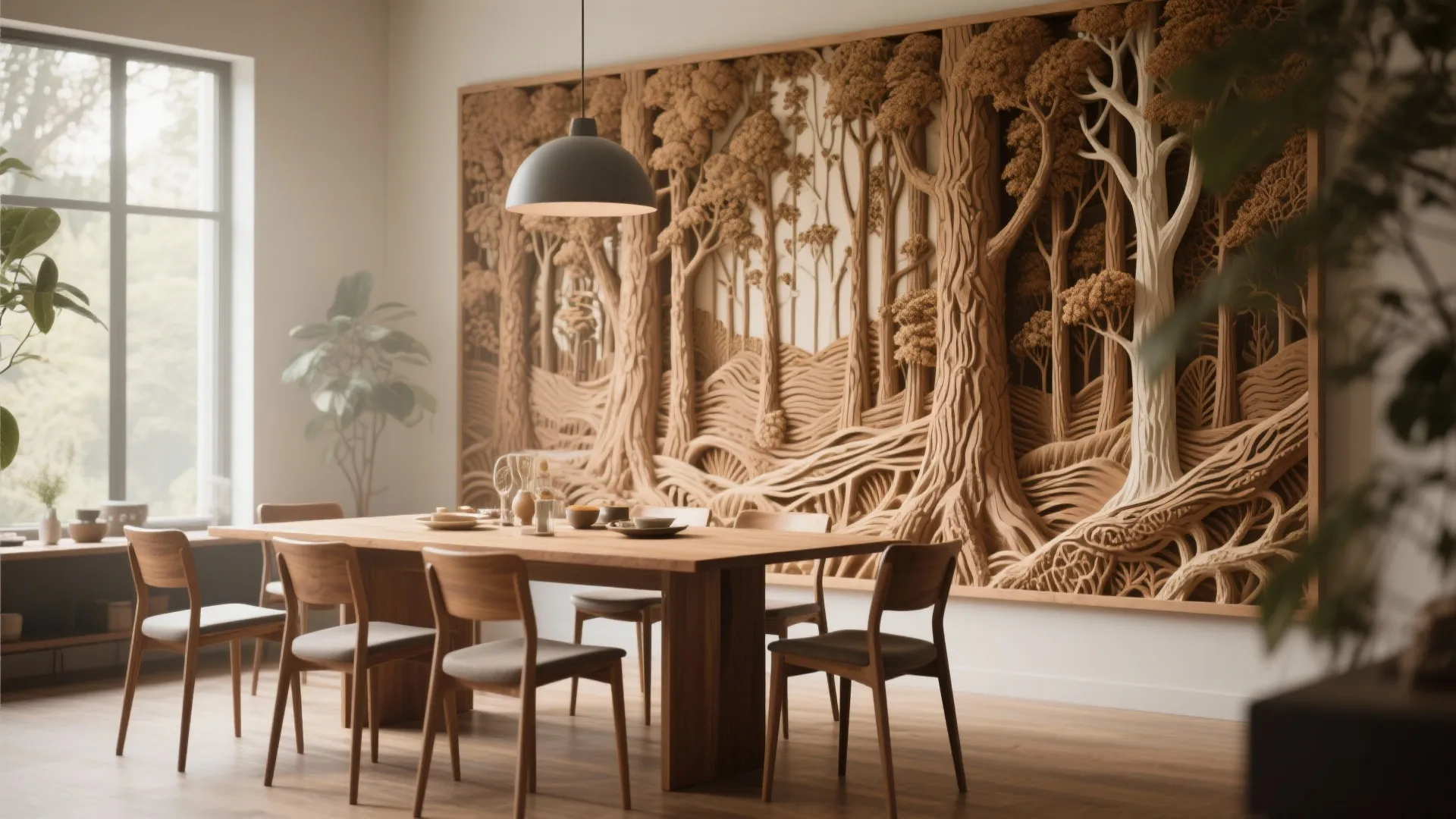 Nature-Inspired Relief Art