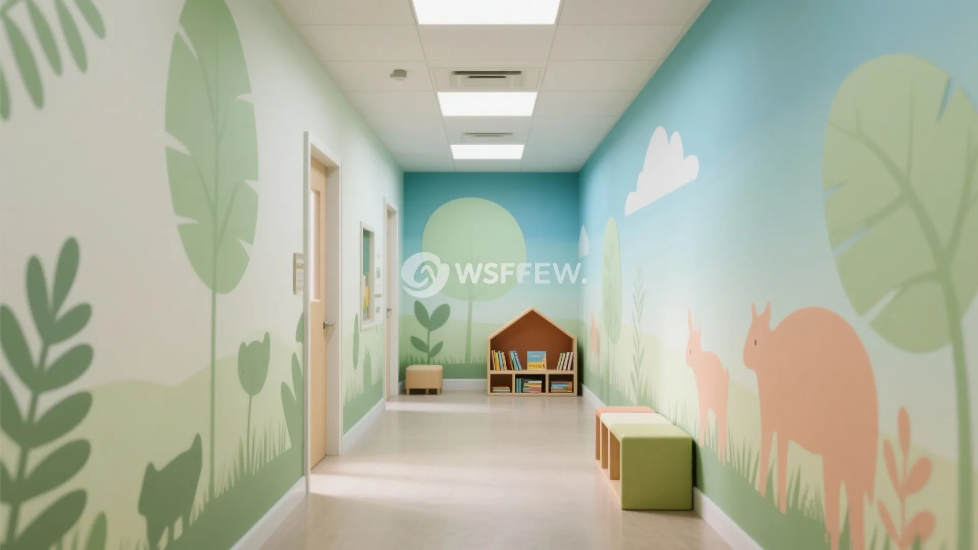 Nature Story Murals for Calm and Curiosity