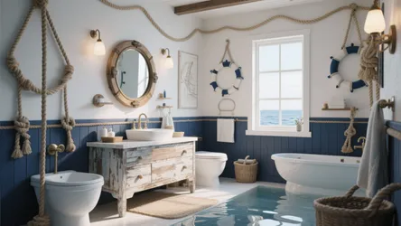 10 Nautical Decor Bathroom Ideas