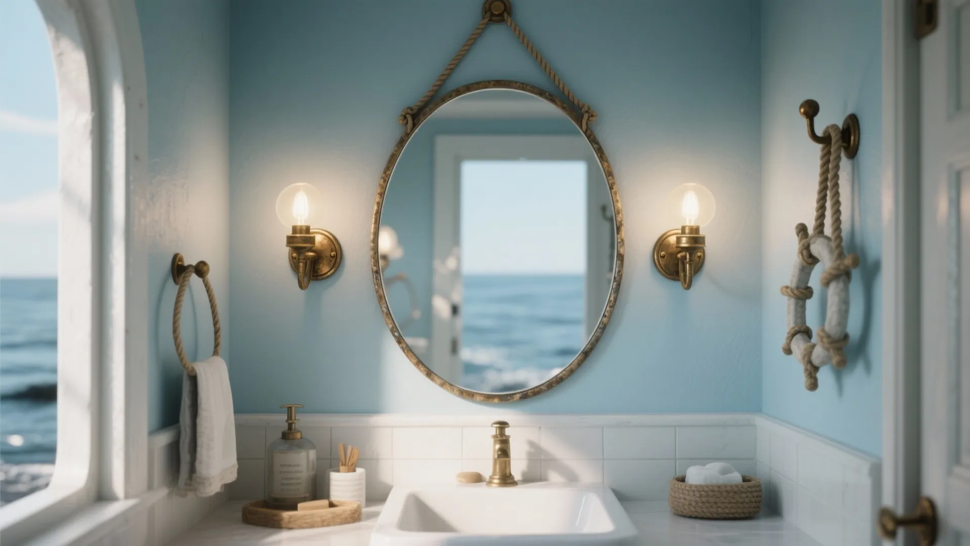 4. Nautical Lighting and Reflective Surfaces