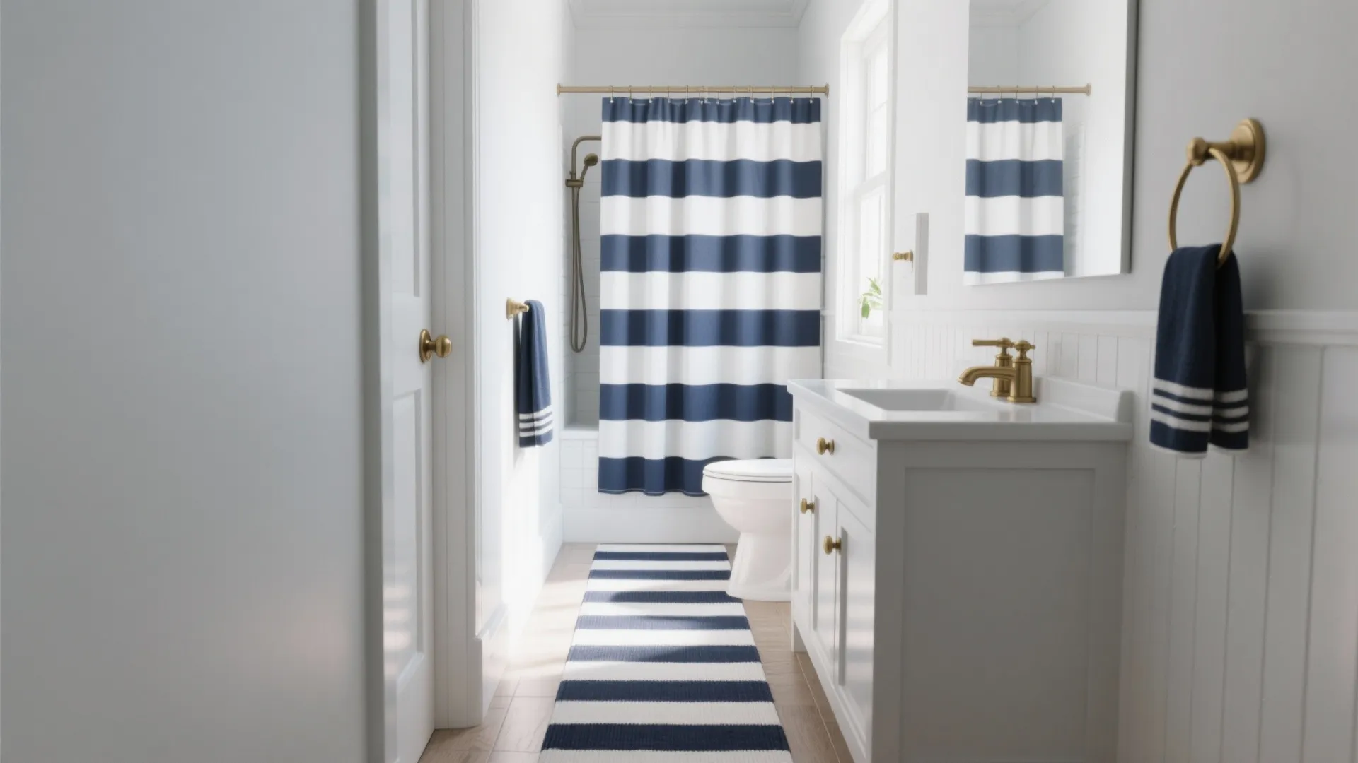 1. Classic Nautical Stripes