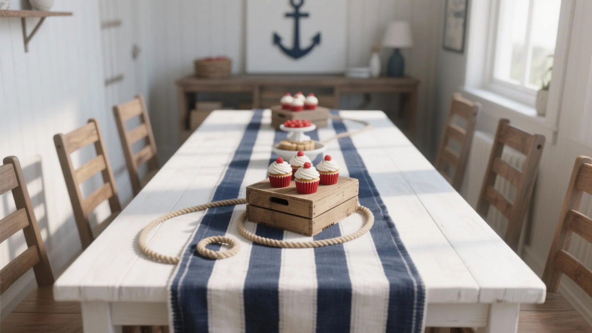 Nautical Stripes & Anchors