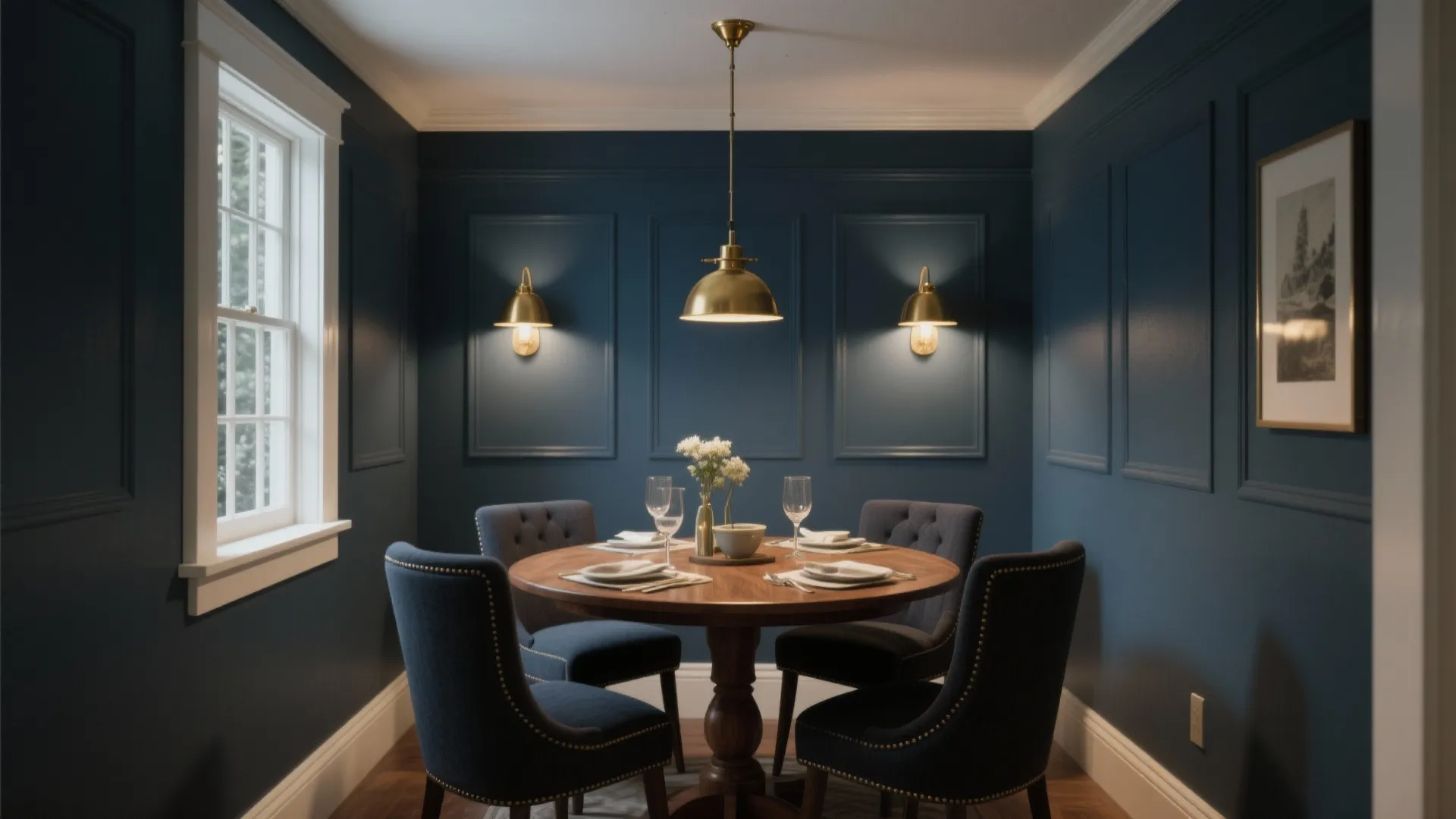 2. Moody Elegance: Naval