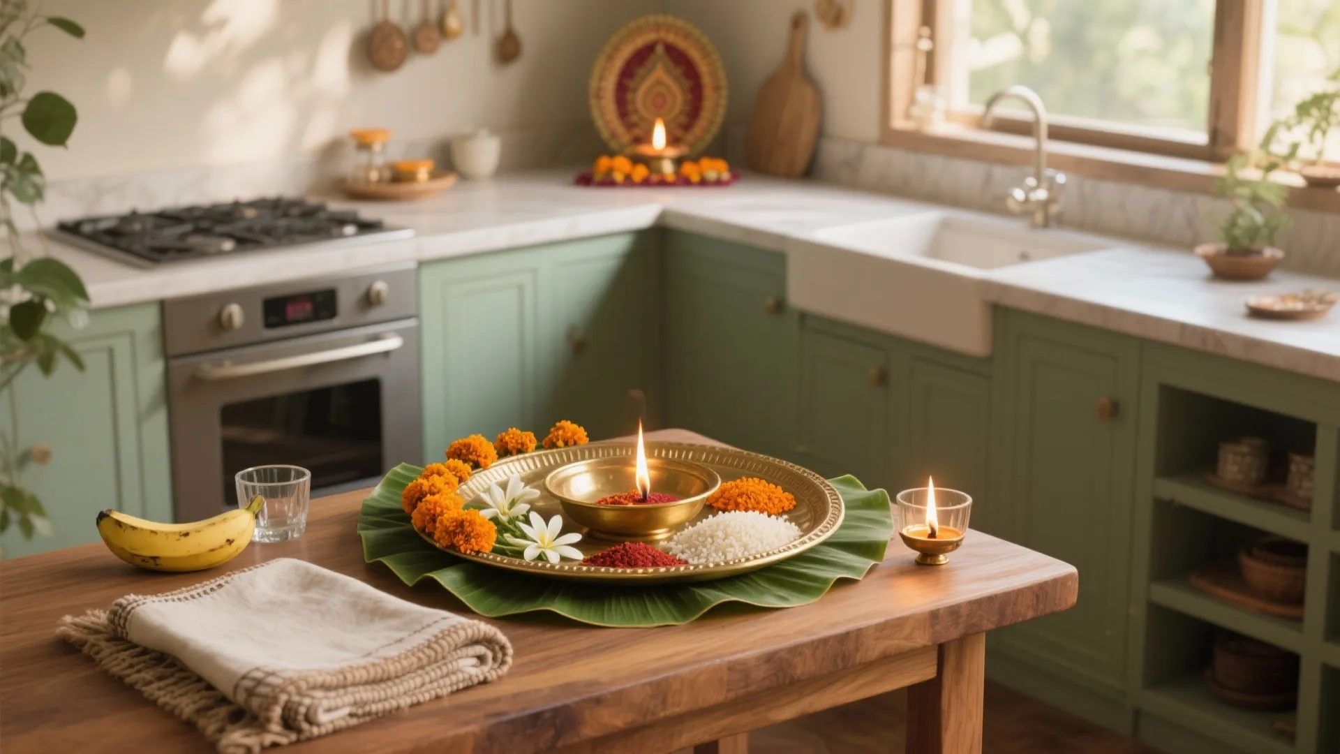5 Navratri Pooja Thali Decoration Ideas That Shine: A small-space designer’s guide to thoughtful Navratri Pooja Thali decoration and ritual-ready style