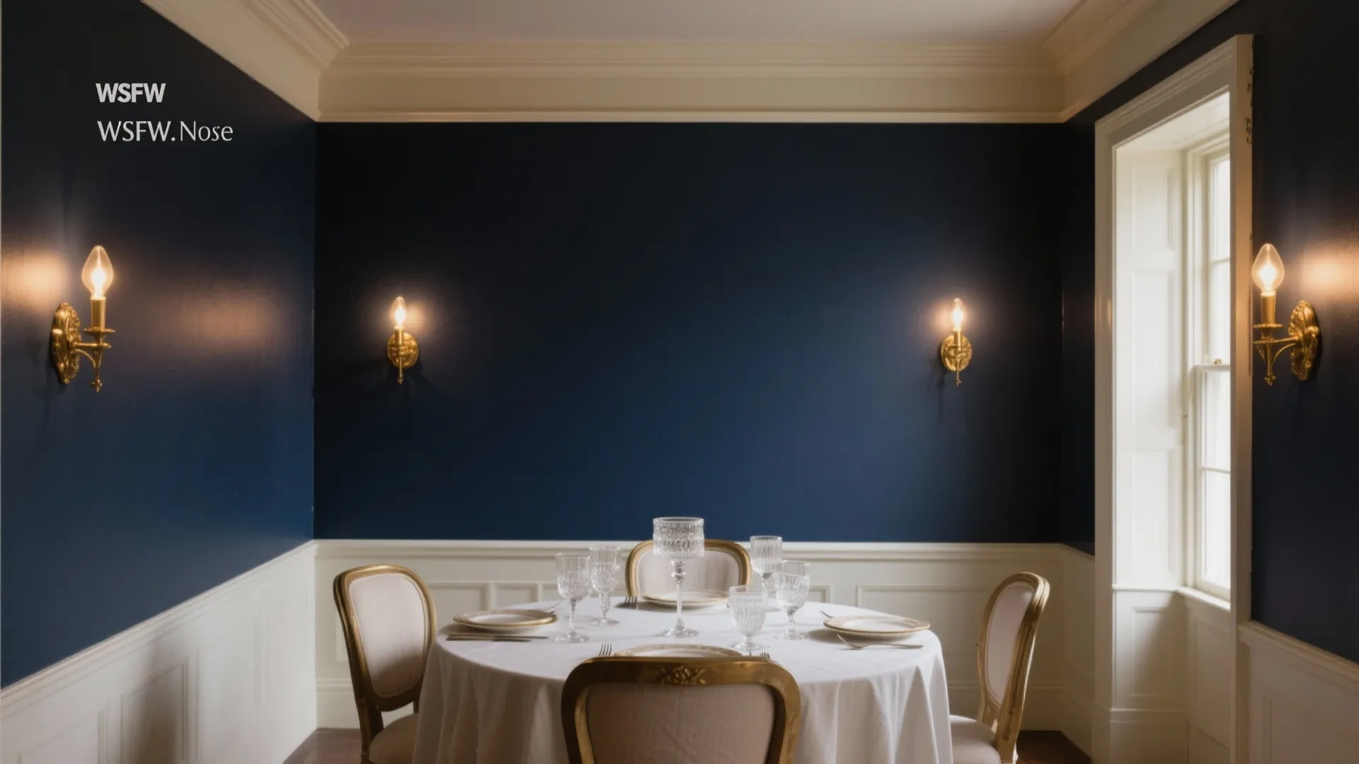 Idea 2: Deep Navy, Controlled