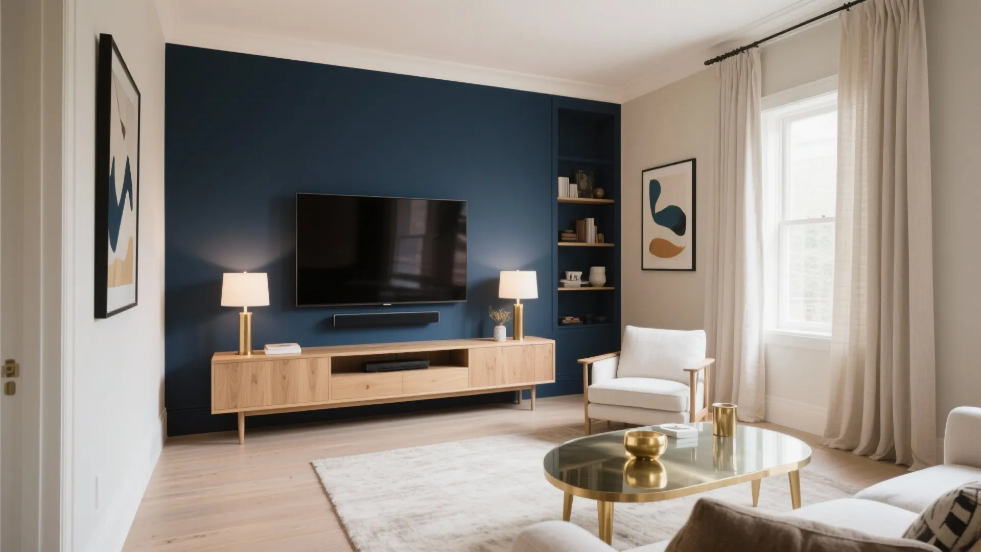 Inky Depth: Navy or Charcoal as the Accent Hero