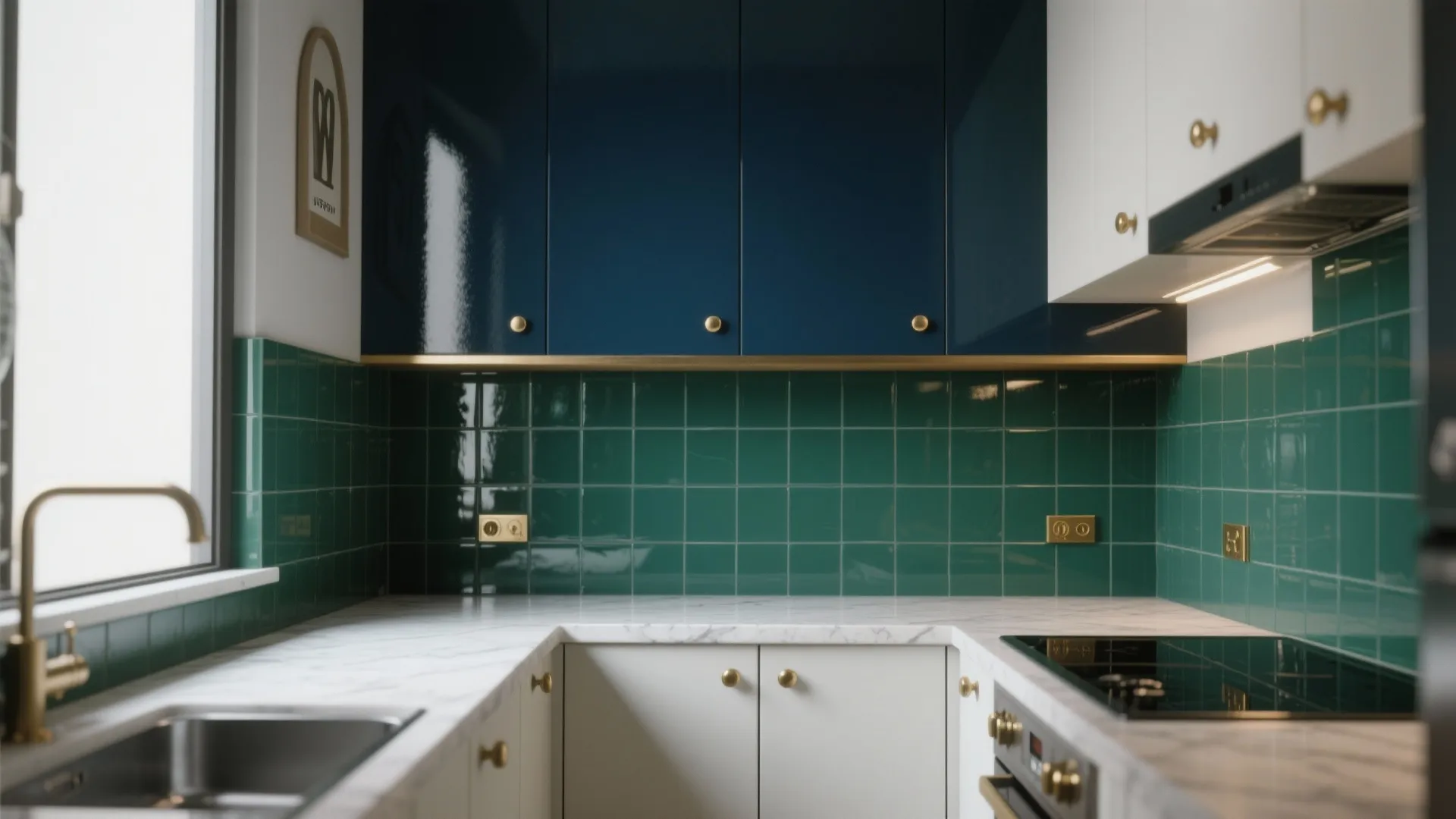 4. One rich accent to anchor a focal wall