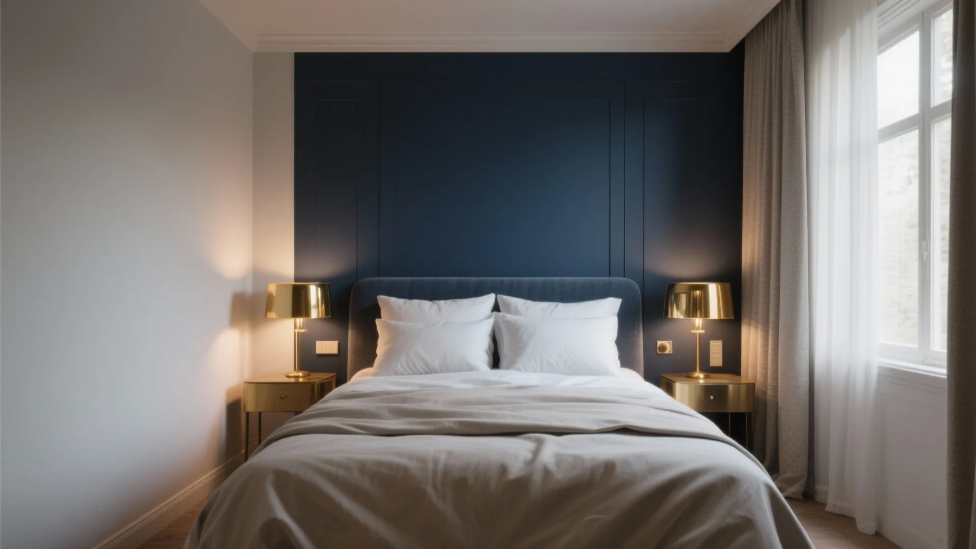 2. Navy Accent: Drama Without Cluttering