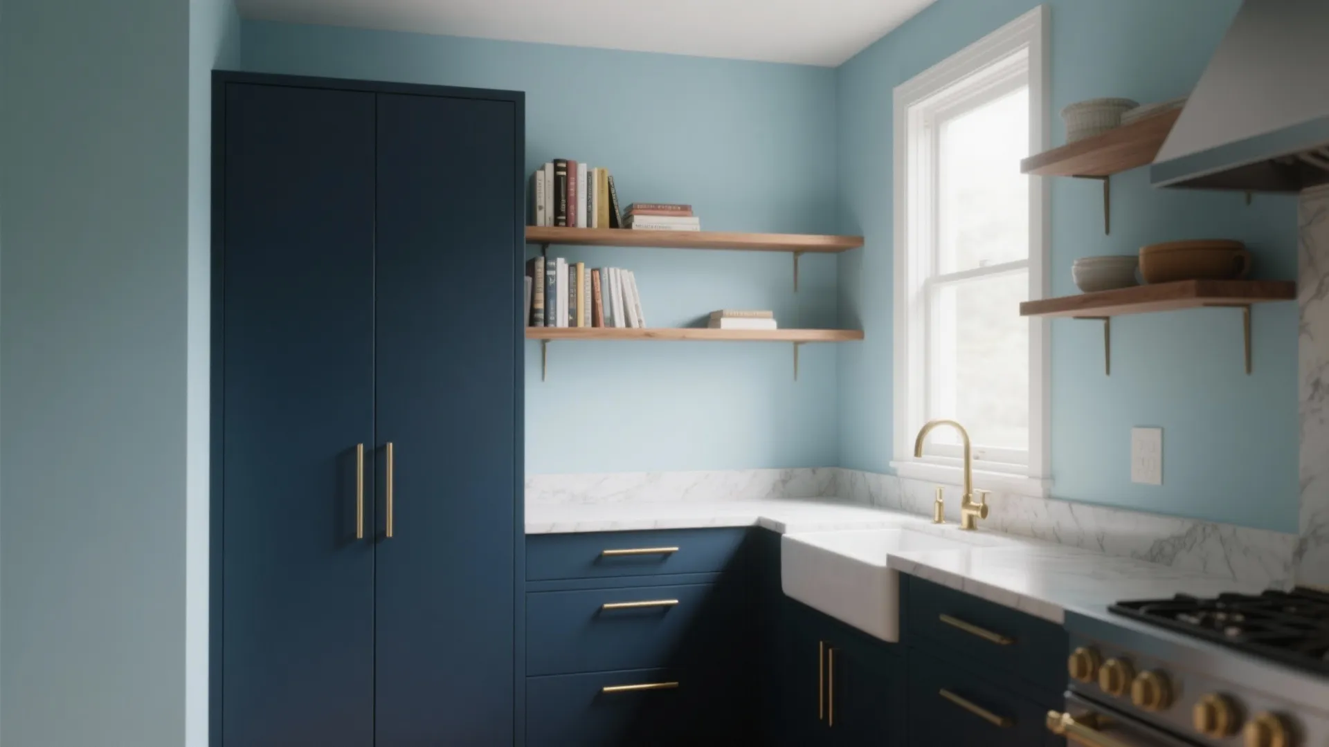 4. Accent with Deep Navy