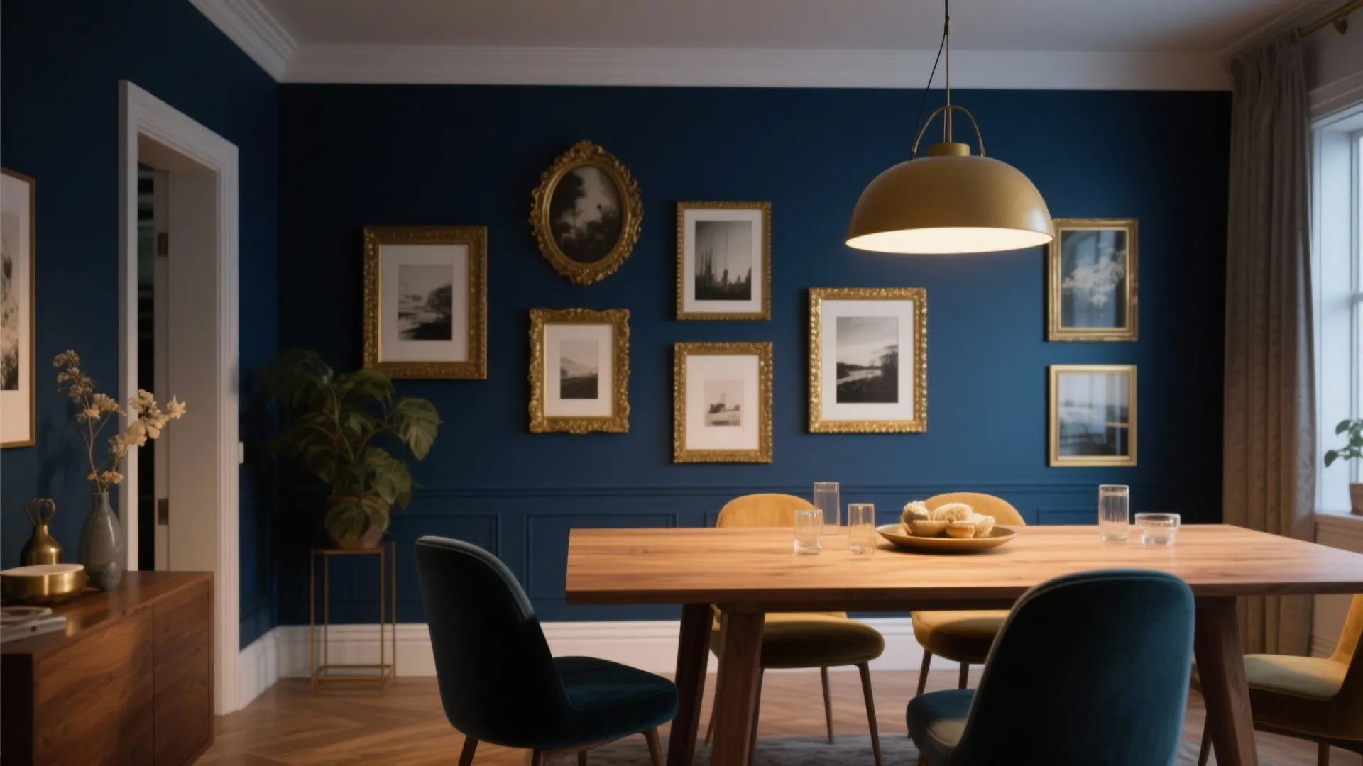 9. Bold Color Accent Wall