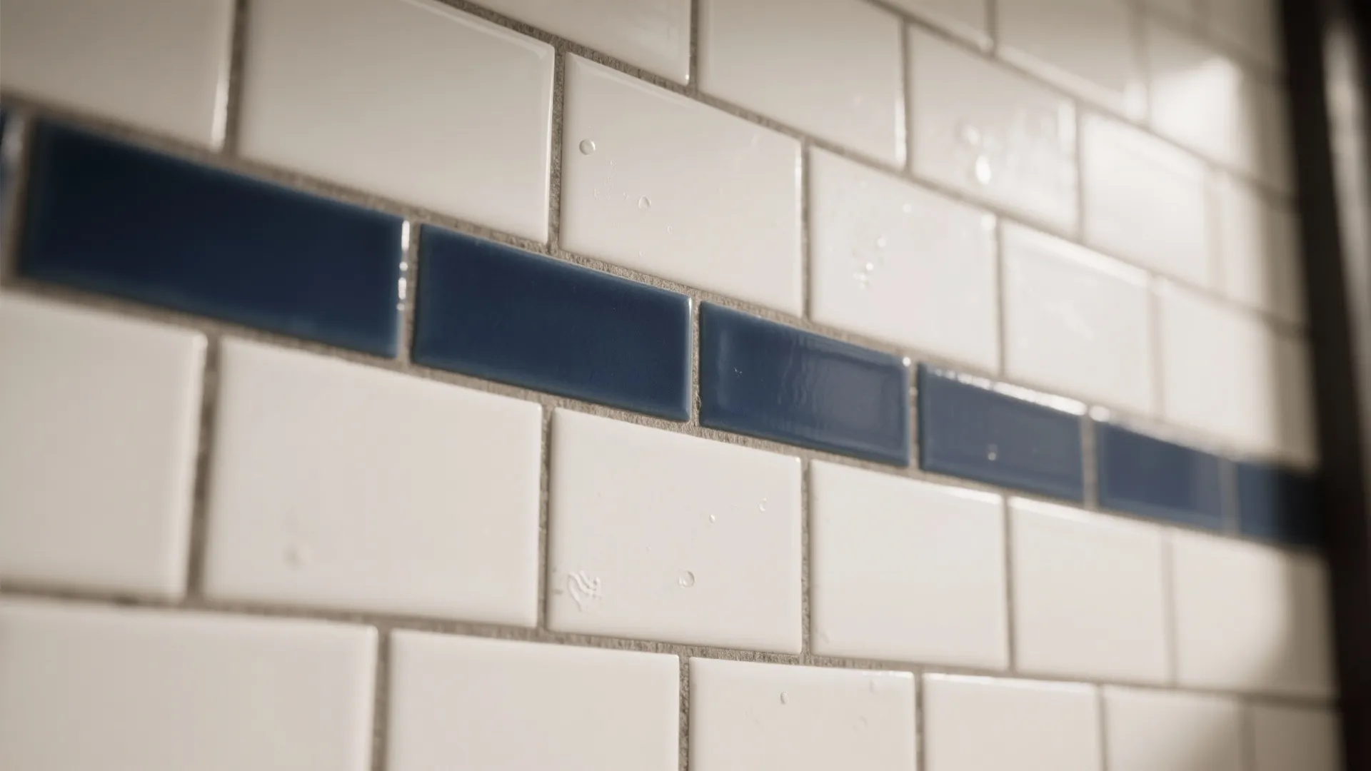 4. Colored grout or accent band to define zones