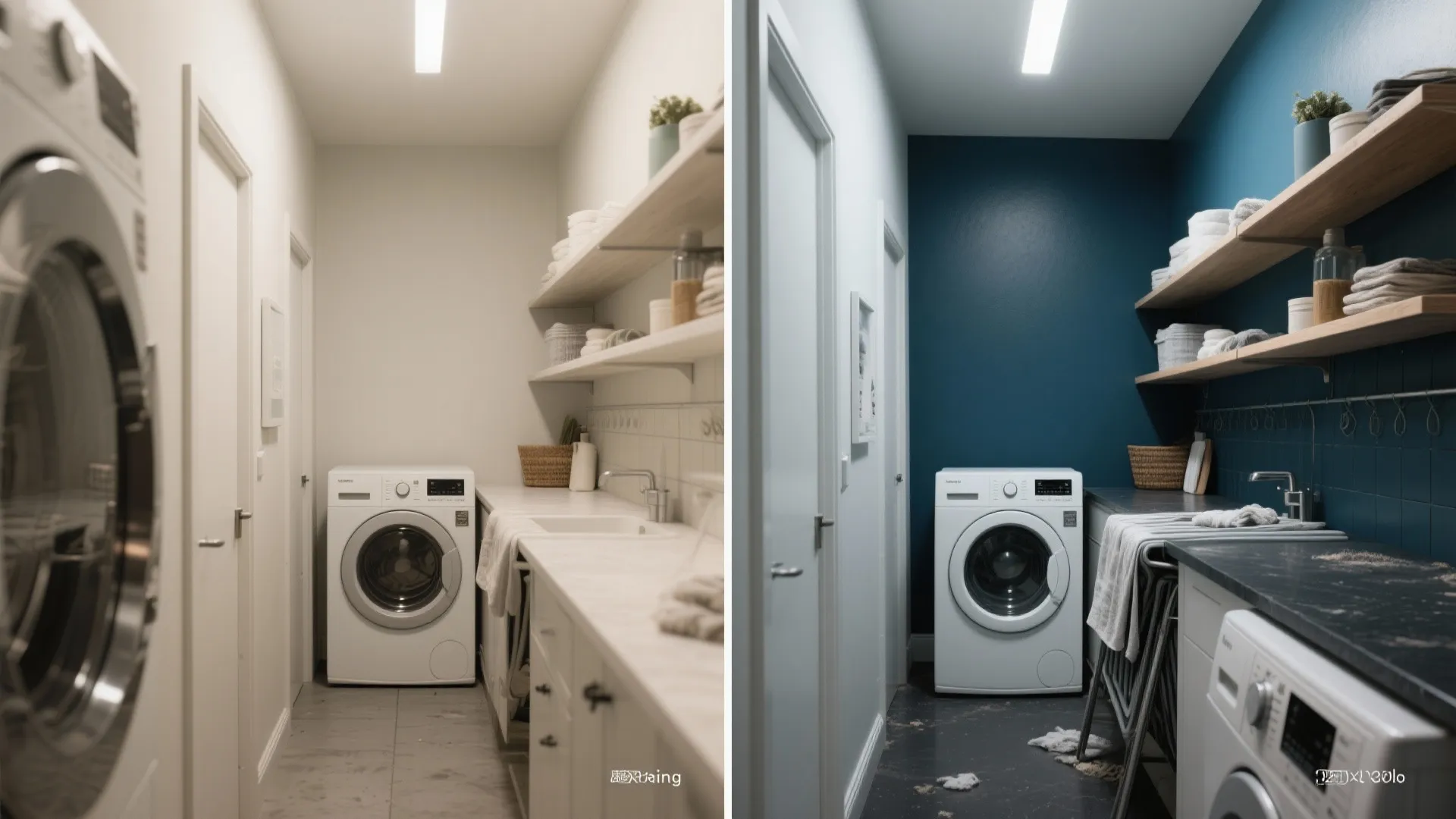 5. Accent Wall in Deep Navy or Charcoal