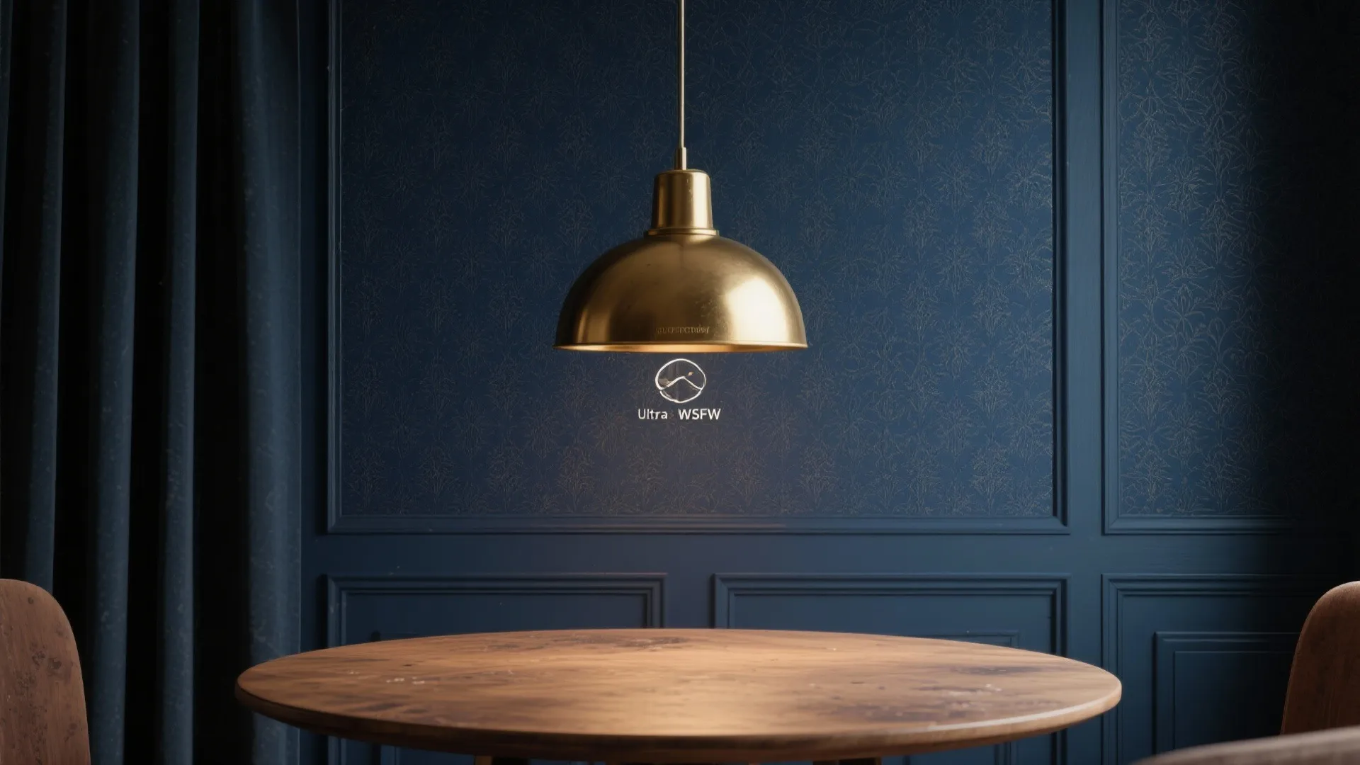 1. Deep Navy Accent Wall