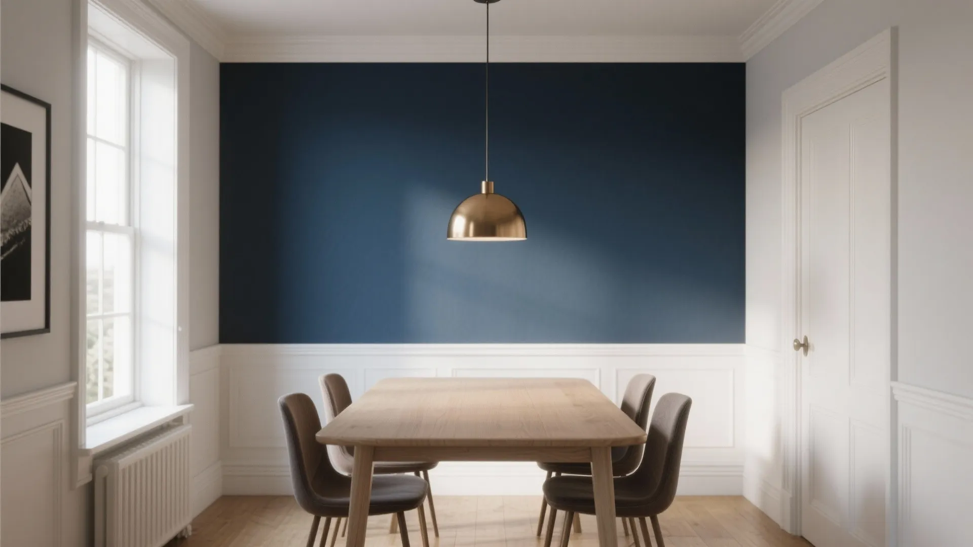 Deep Navy Accent Walls