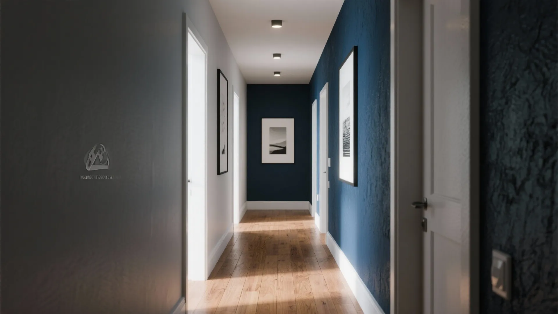 Accent Wall with Bold Paint or Wallpaper