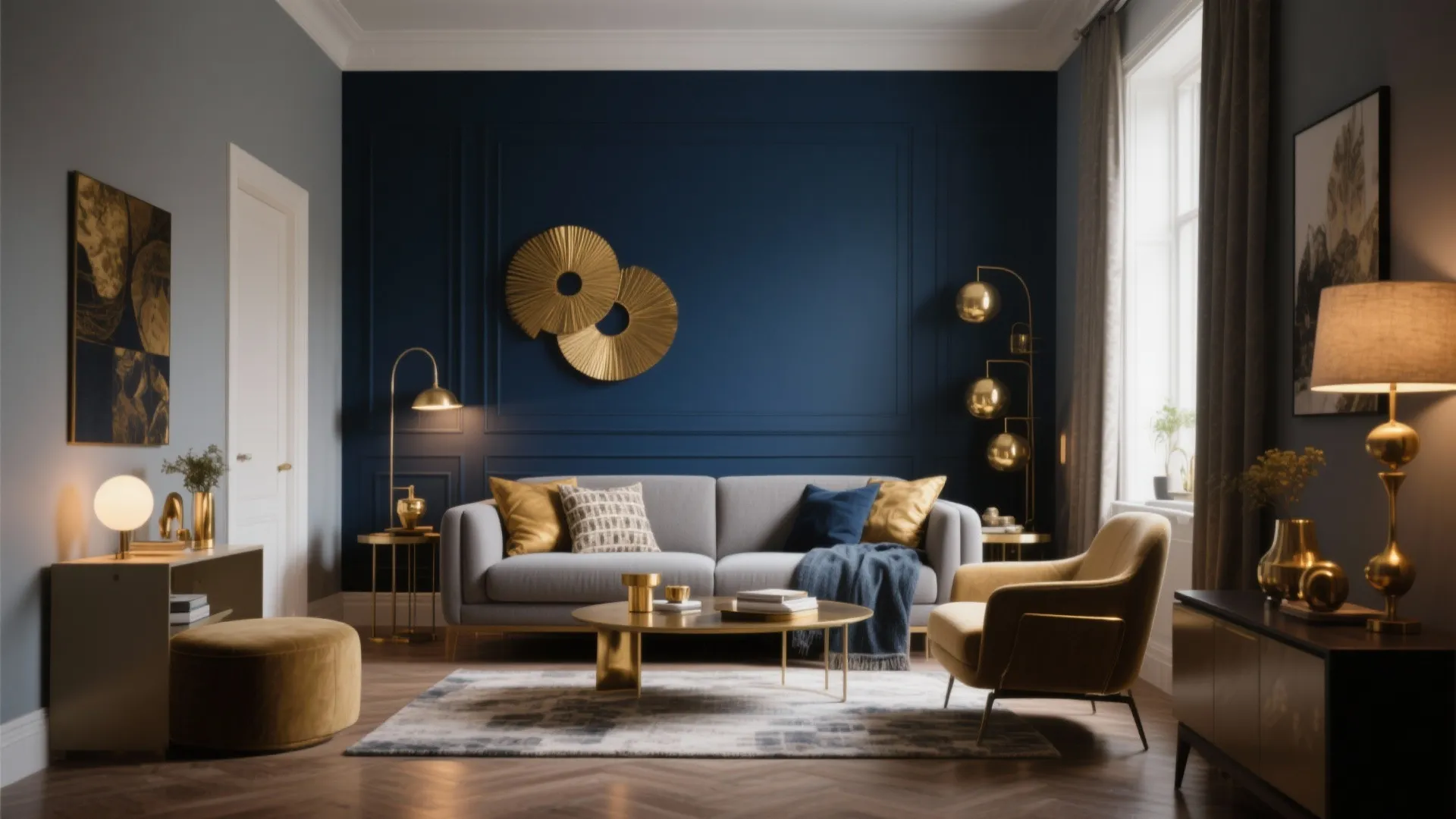 Bold Navy Accent