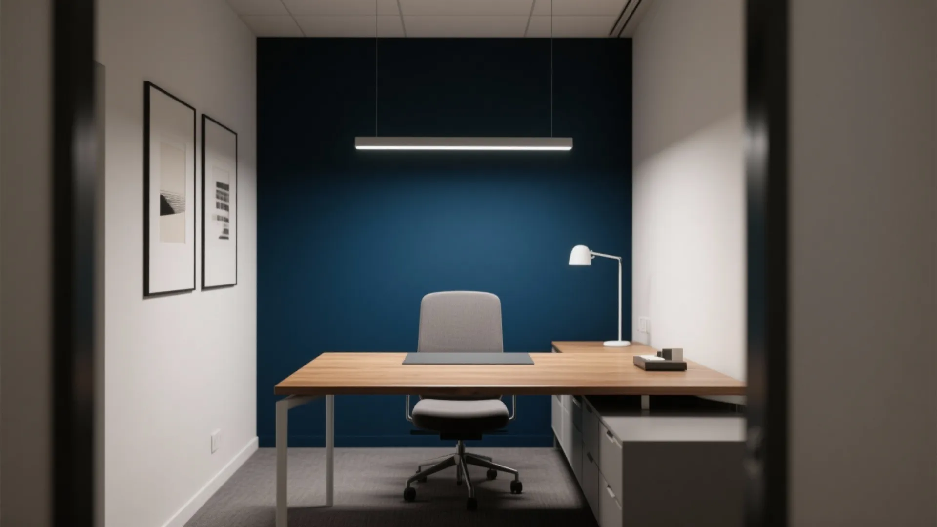 2. Statement Wall with Color or Texture