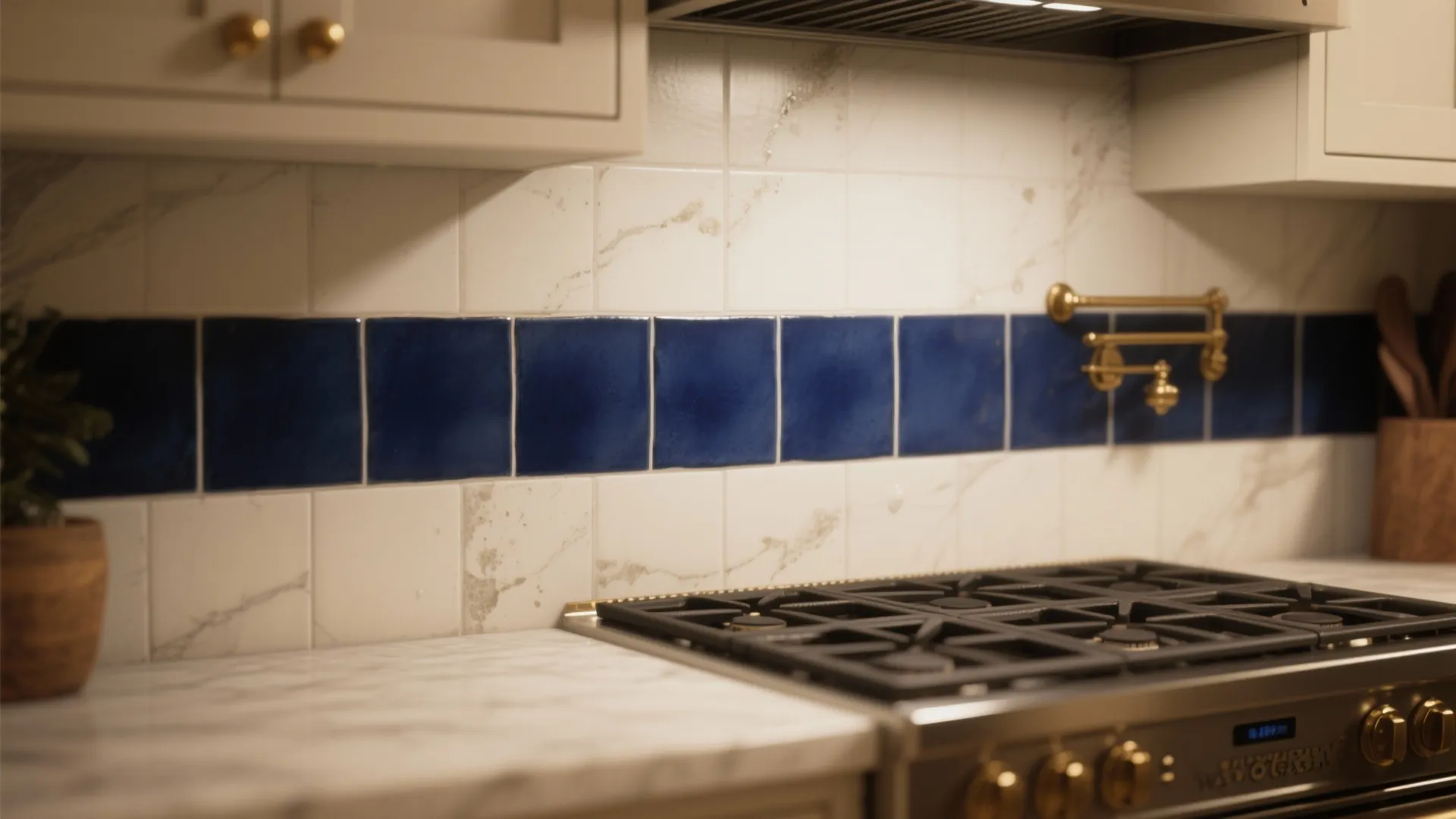 2. Deep Navy Accent Strip