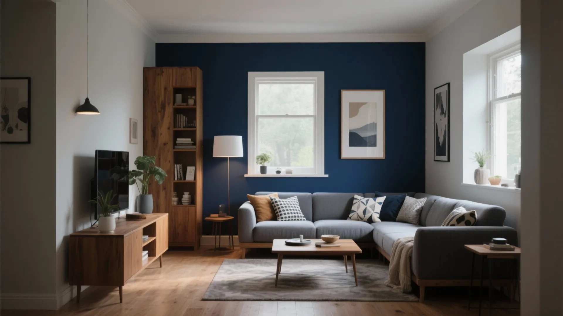 2. Accent Wall with Bold Paint