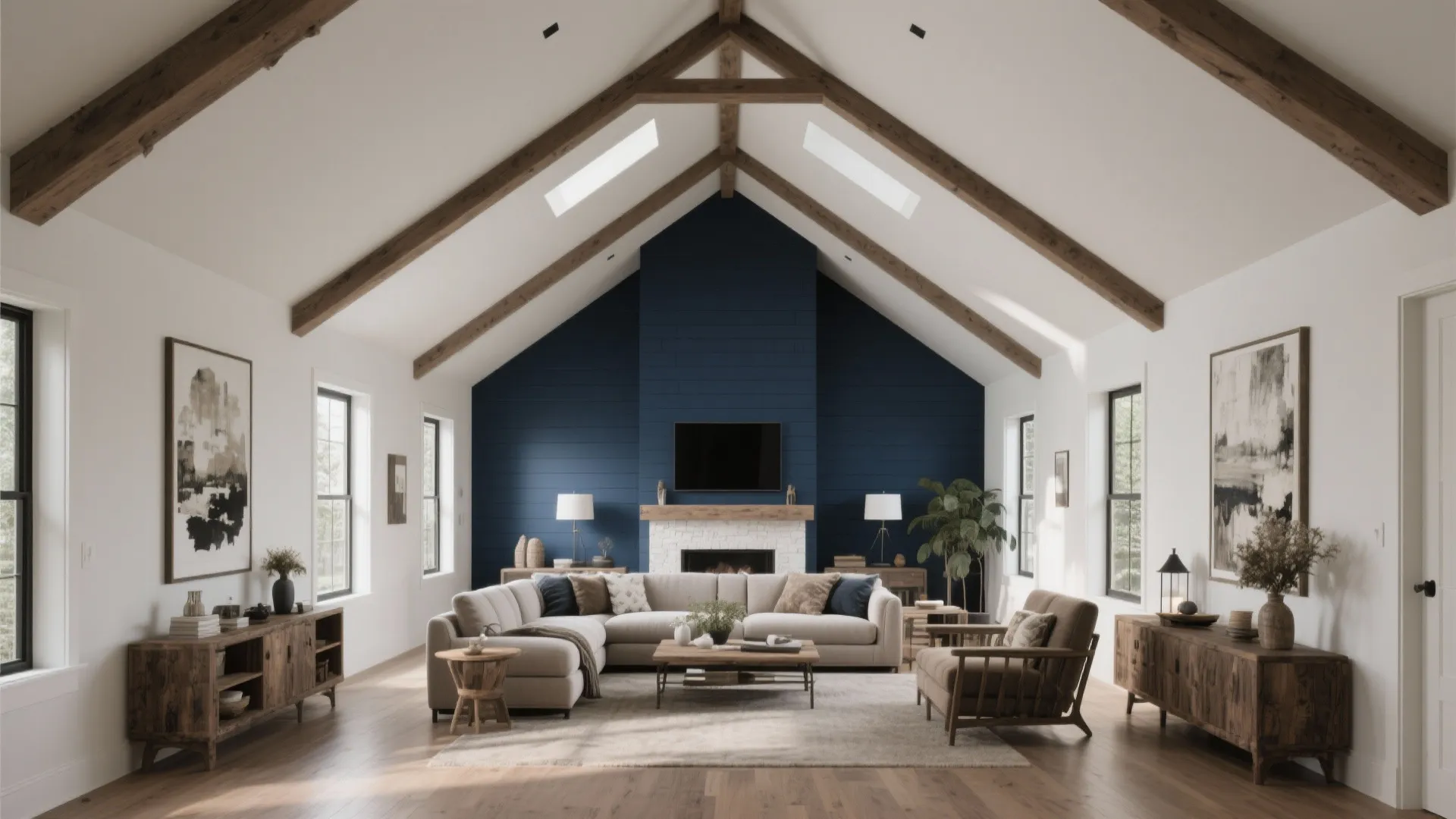 Embrace Tall Accent Walls