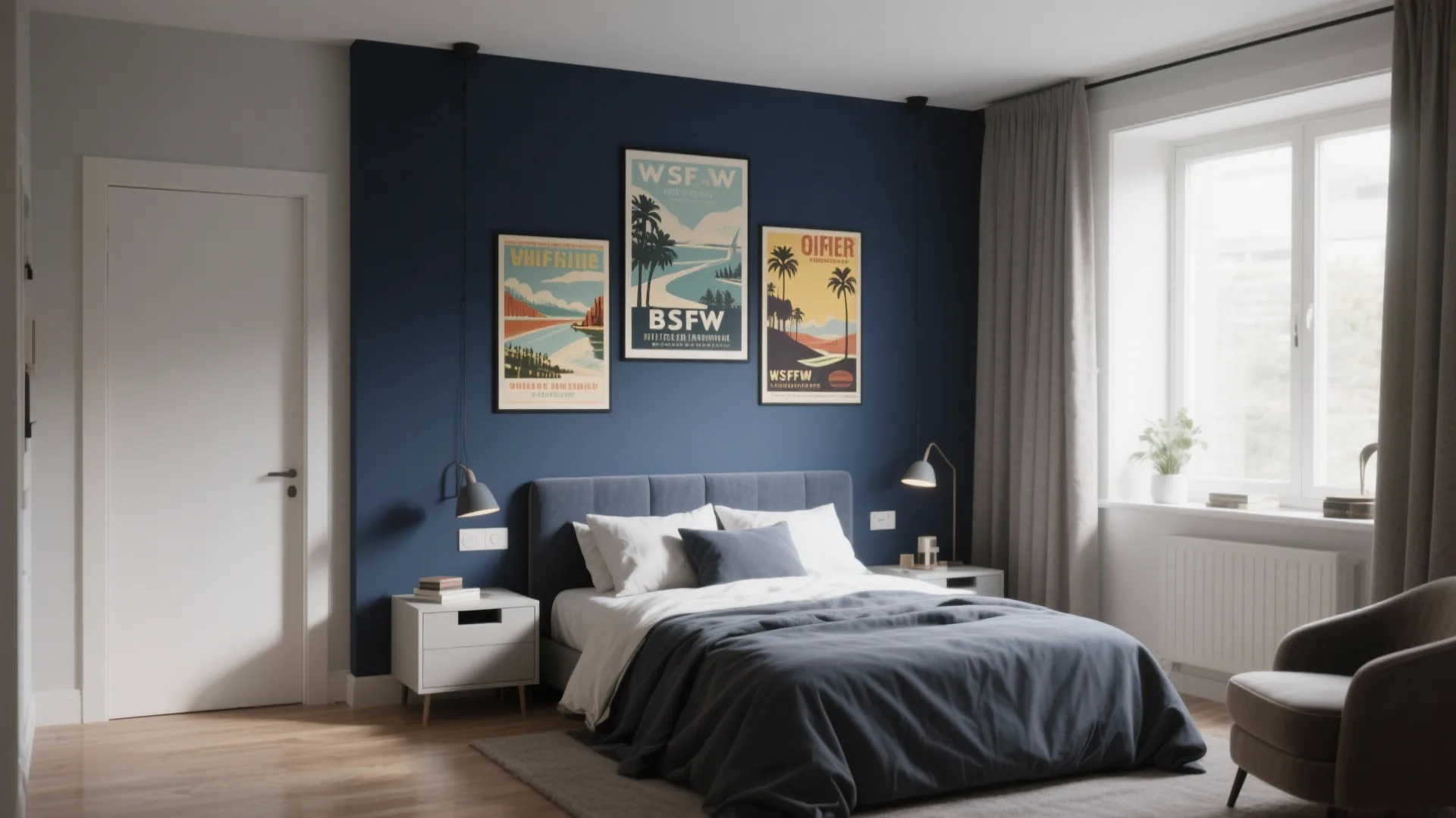 3. Accent Wall with Personality